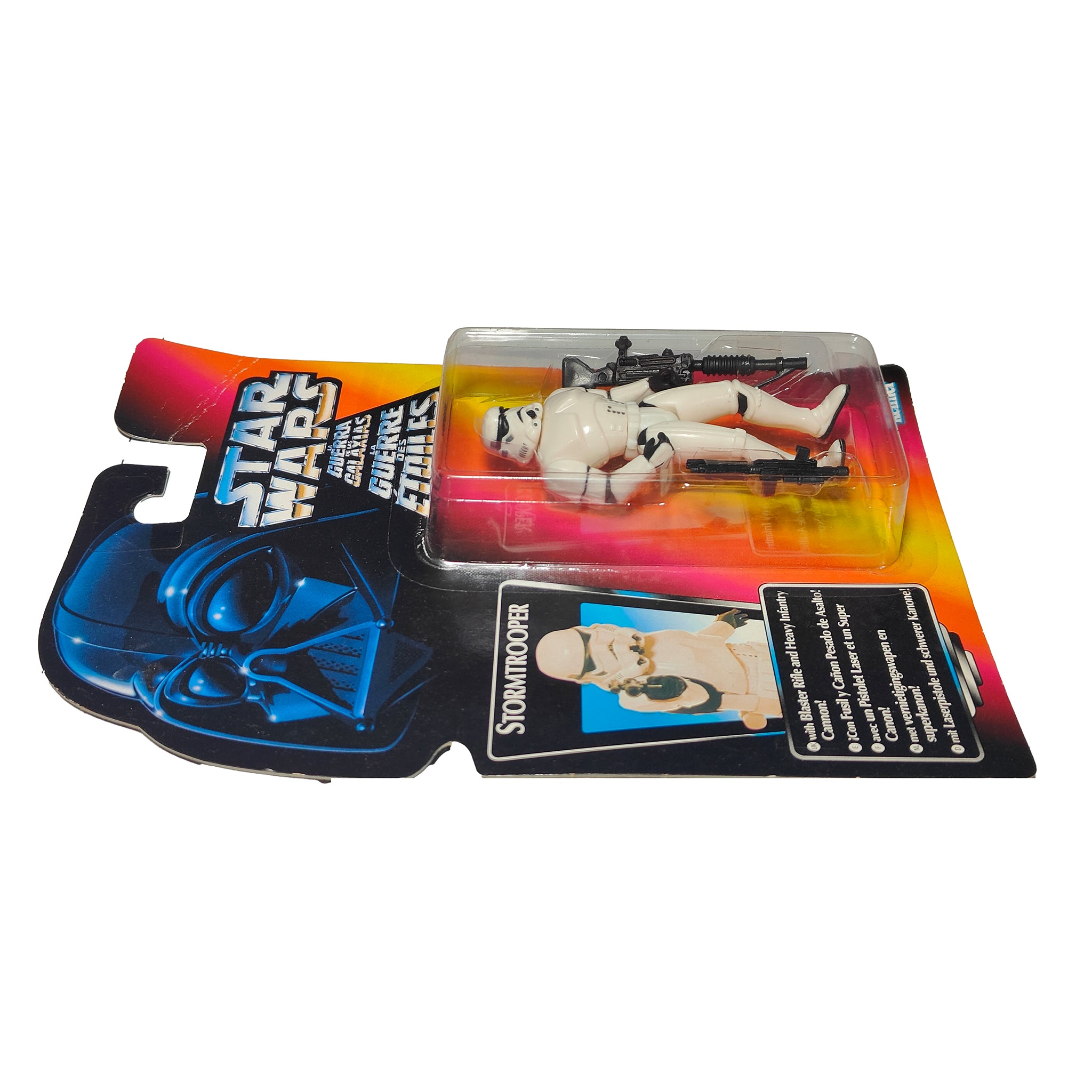 Star Wars Power of The Force Stormtrooper 3.75 Inch Action Figure 1995 Red Euro Tri Logo Card – Star Wars, Hasbro, 9.5 cm, 1995, pre-owned collector piece, Uncanny Collectibles Dublin Ireland