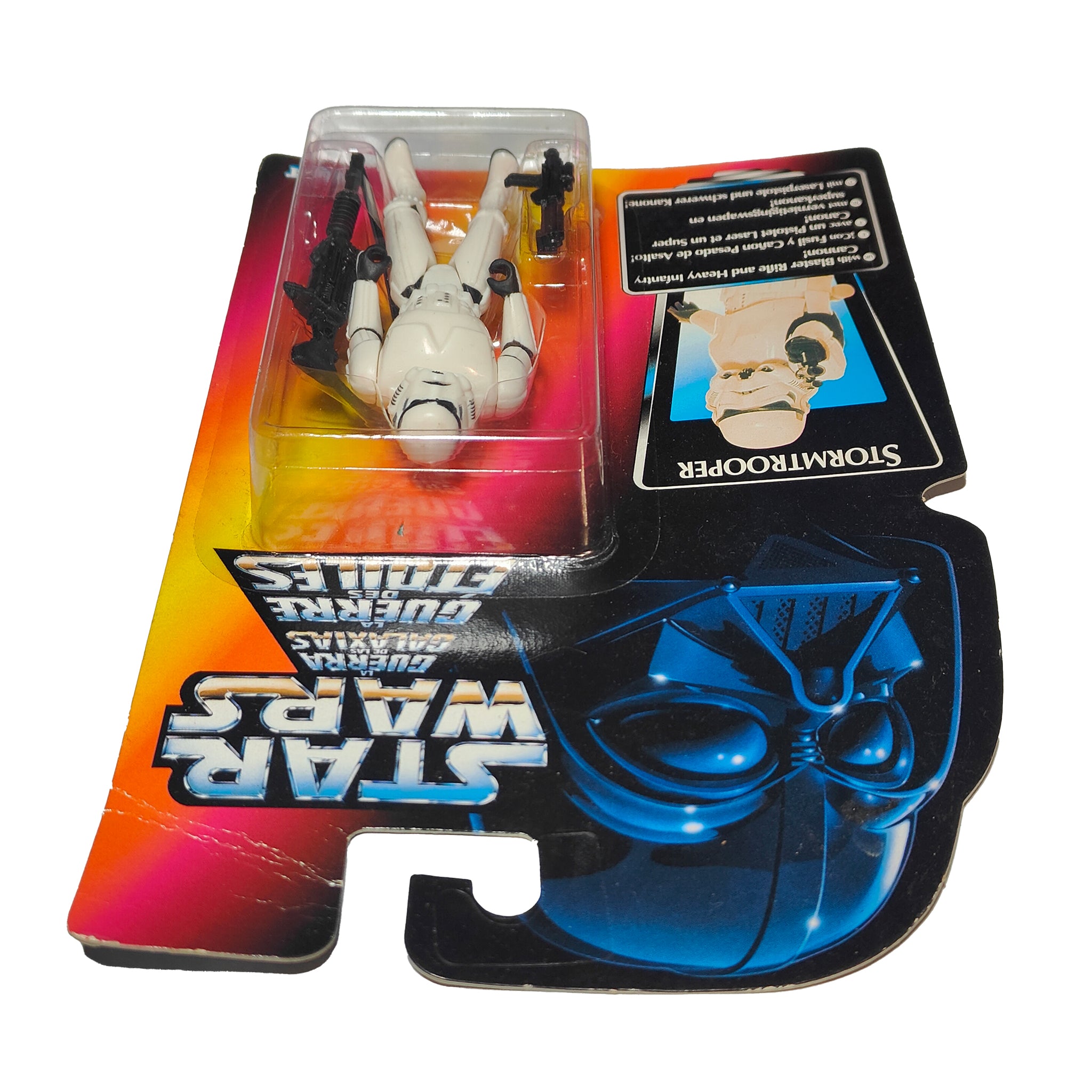 Star Wars Power of The Force Stormtrooper 3.75 Inch Action Figure 1995 Red Euro Tri Logo Card – Star Wars, Hasbro, 9.5 cm, 1995, pre-owned collector piece, Uncanny Collectibles Dublin Ireland