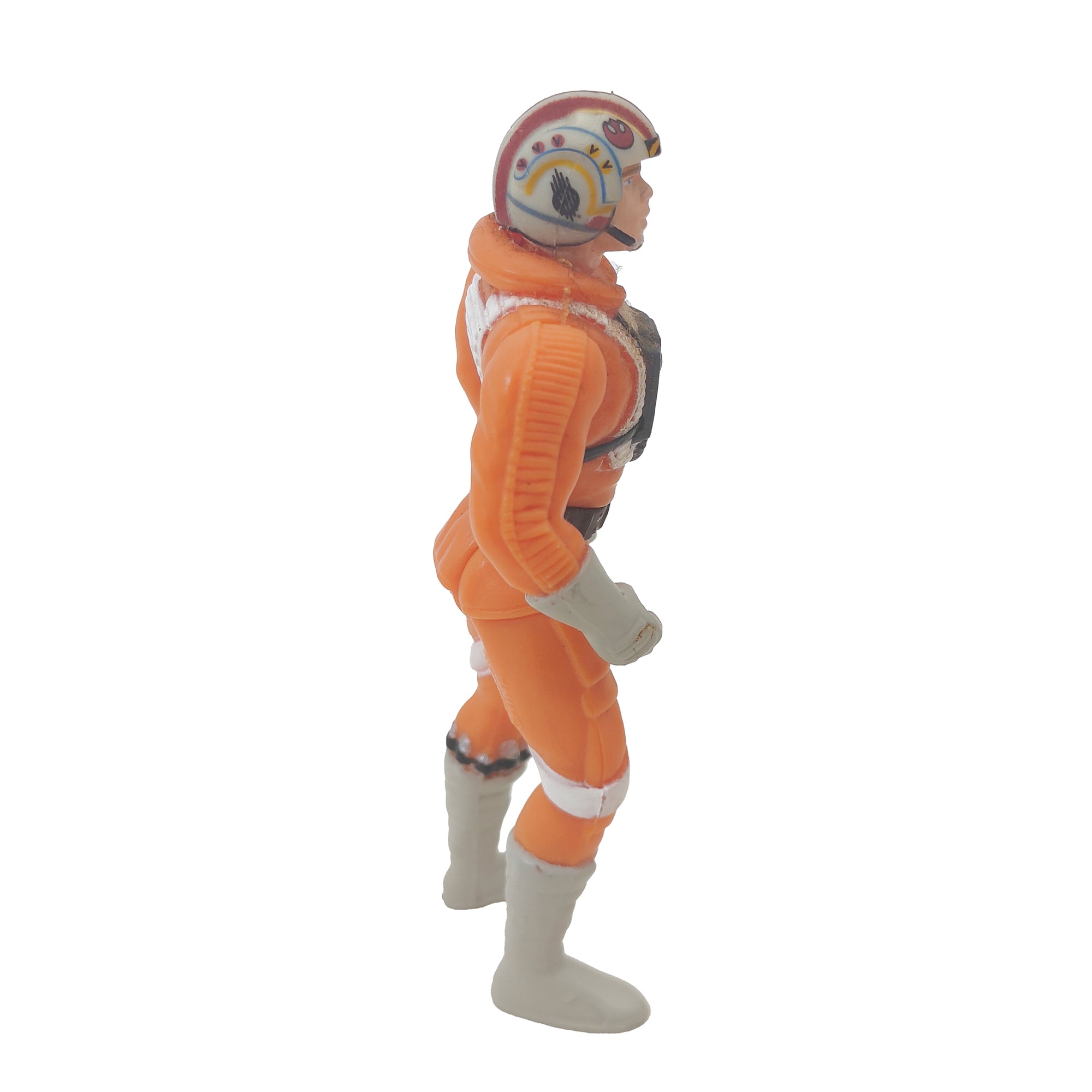 Star Wars Power of the Force Luke Skywalker X-Wing Pilot And Electronic X-Wing Fighter 3.75 Inch Action Figure 1995 Red Euro Tri Logo