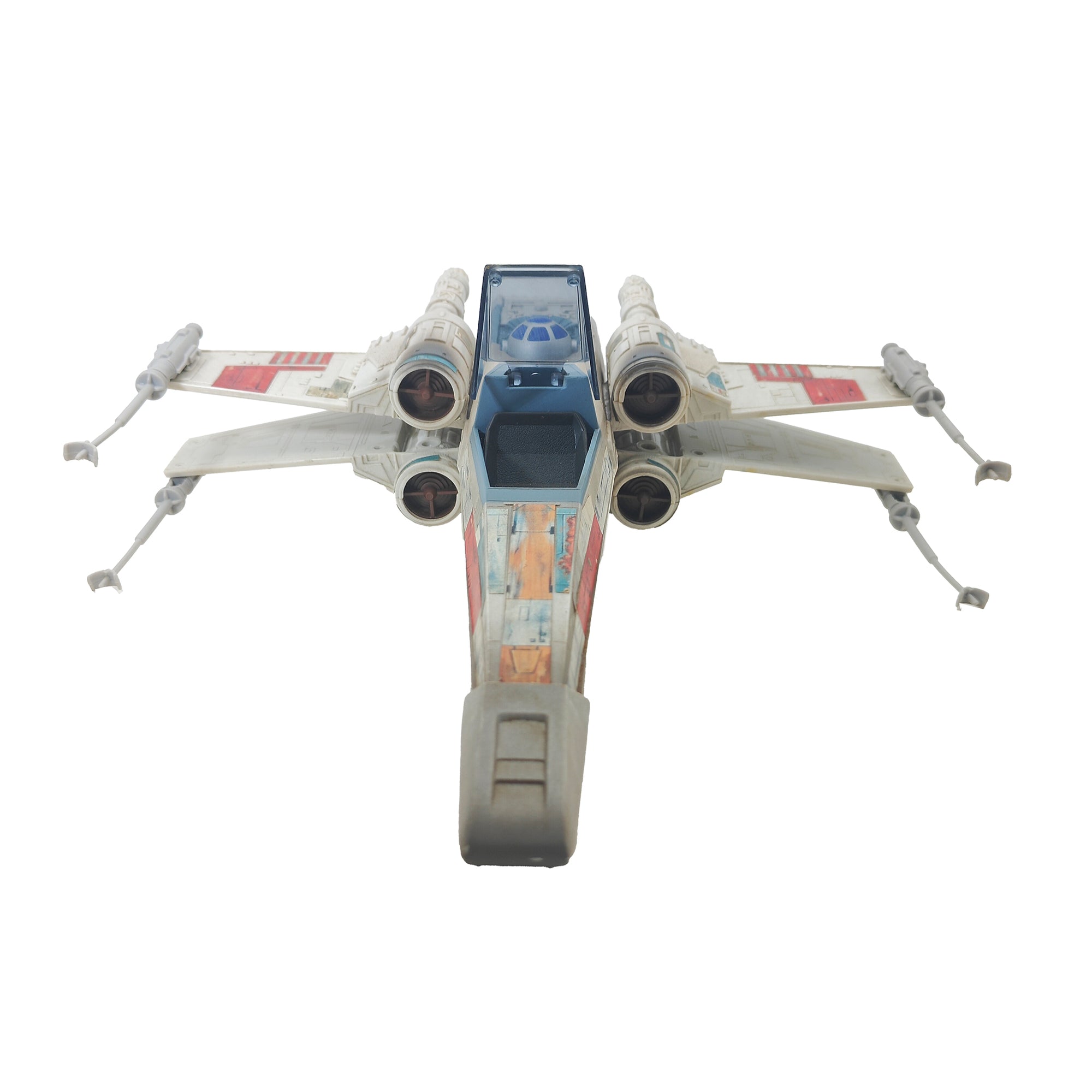 Star Wars Power of the Force Luke Skywalker X-Wing Pilot And Electronic X-Wing Fighter 3.75 Inch Action Figure 1995 Red Euro Tri Logo