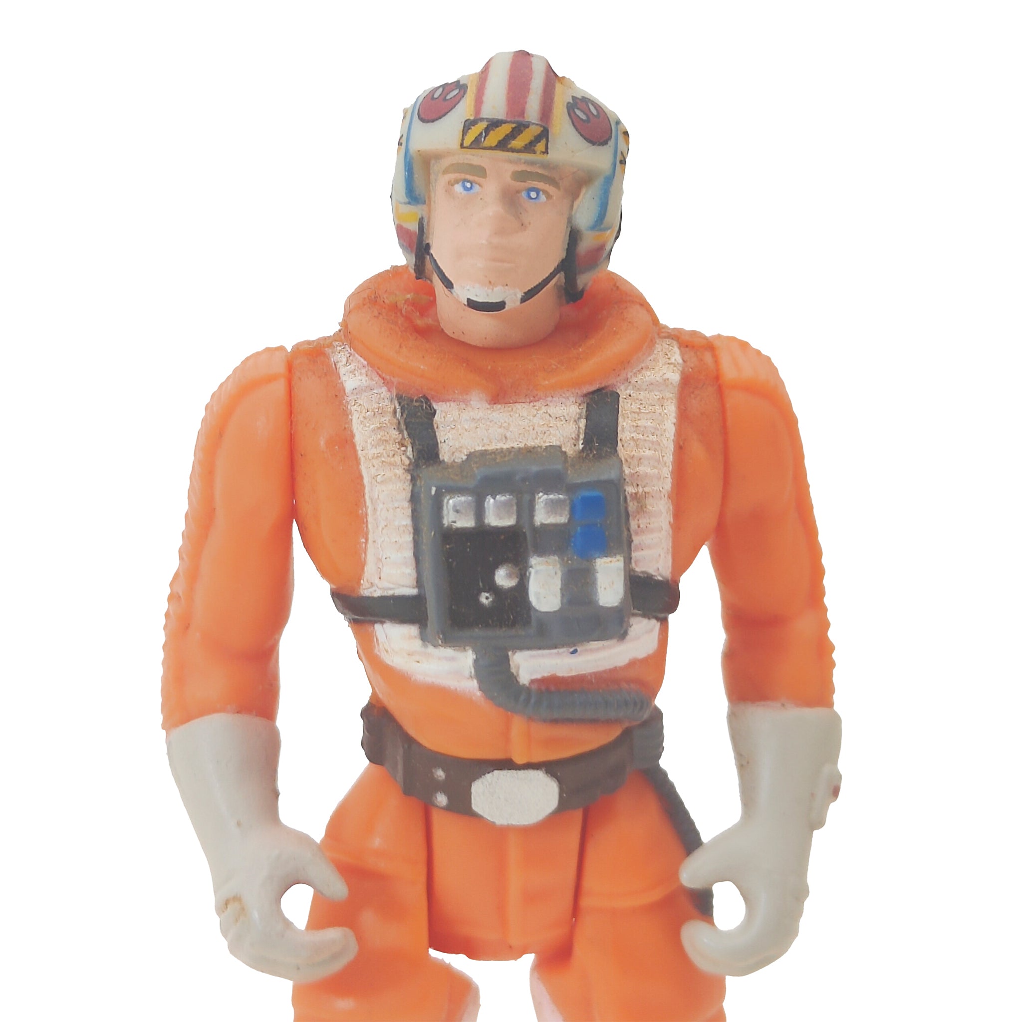 Star Wars Power of the Force Luke Skywalker X-Wing Pilot And Electronic X-Wing Fighter 3.75 Inch Action Figure 1995 Red Euro Tri Logo – Star Wars, Hasbro, 9.5 cm, 1995, pre-owned collector piece, Uncanny Collectibles Dublin Ireland