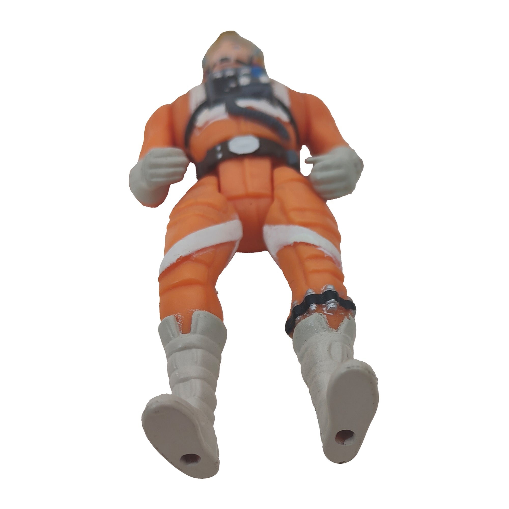 Star Wars Power of the Force Luke Skywalker X-Wing Pilot And Electronic X-Wing Fighter 3.75 Inch Action Figure 1995 Red Euro Tri Logo