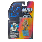 Star Wars Power of The Force Yoda 3.75 Inch Action Figure 1995 Red Euro Tri Logo Card – Star Wars, Hasbro, 9.5 cm, 1995, pre-owned collector piece, Uncanny Collectibles Dublin Ireland