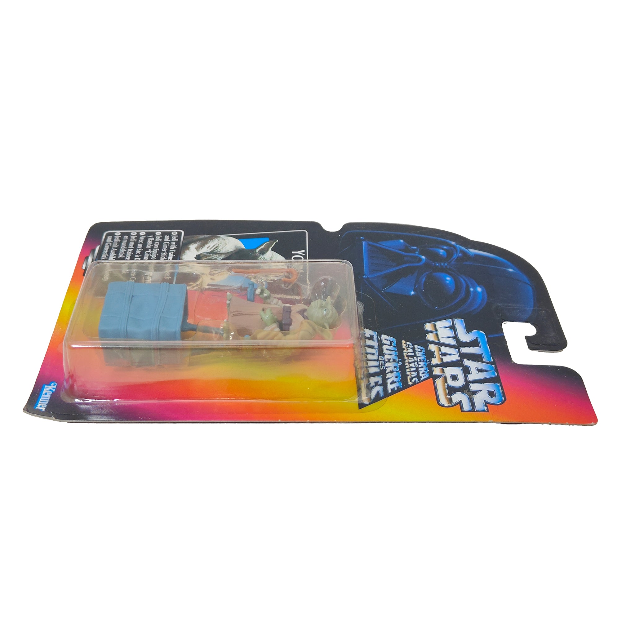 Star Wars Power of The Force Yoda 3.75 Inch Action Figure 1995 Red Euro Tri Logo Card – Star Wars, Hasbro, 9.5 cm, 1995, pre-owned collector piece, Uncanny Collectibles Dublin Ireland