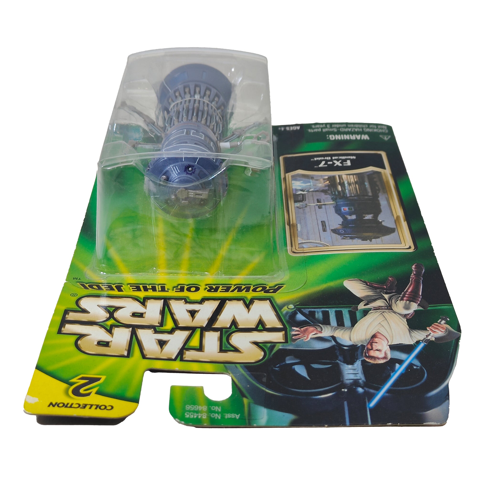 Star Wars Power of The Jedi FX-7 3.75 Inch Action Figure 2001 Green Card – Star Wars, Hasbro, 9.5 cm, 2001, pre-owned collector piece, Uncanny Collectibles Dublin Ireland