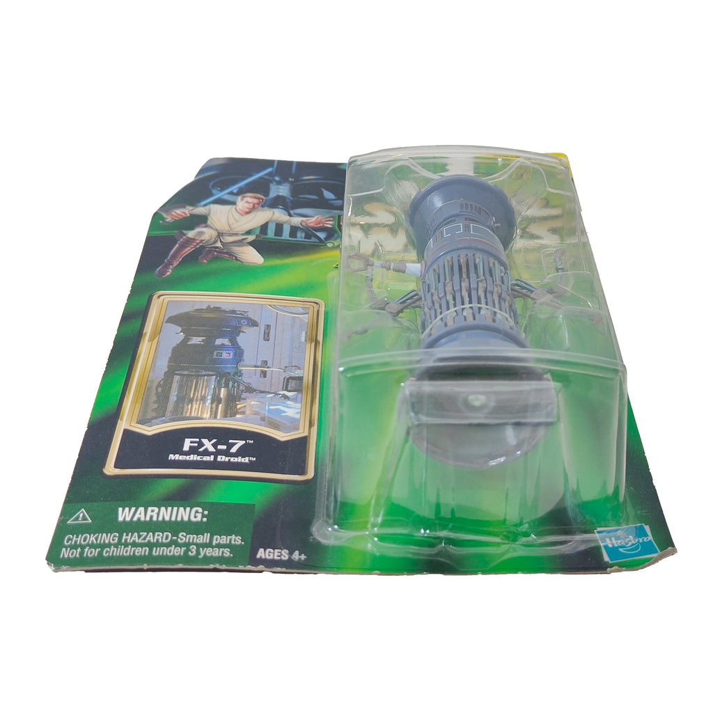 Star Wars Power of The Jedi FX-7 3.75 Inch Action Figure 2001 Green Card – Star Wars, Hasbro, 9.5 cm, 2001, pre-owned collector piece, Uncanny Collectibles Dublin Ireland