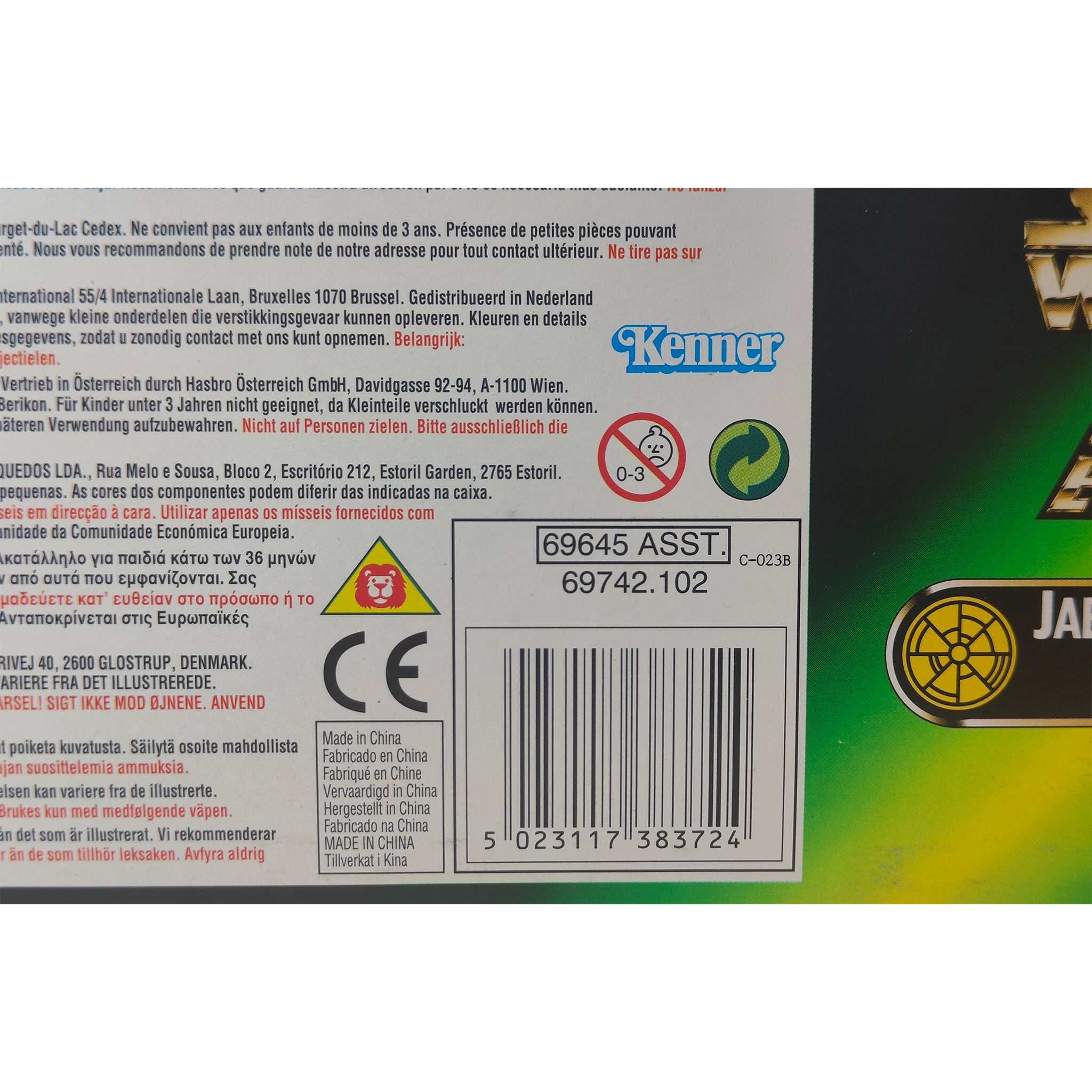 Star Wars Power of The Jedi Jabba The Hutt And Han Solo 3.75 Inch Action Figure 1997 – Star Wars, Hasbro, 9.5 cm, 1997, pre-owned collector piece, Uncanny Collectibles Dublin Ireland