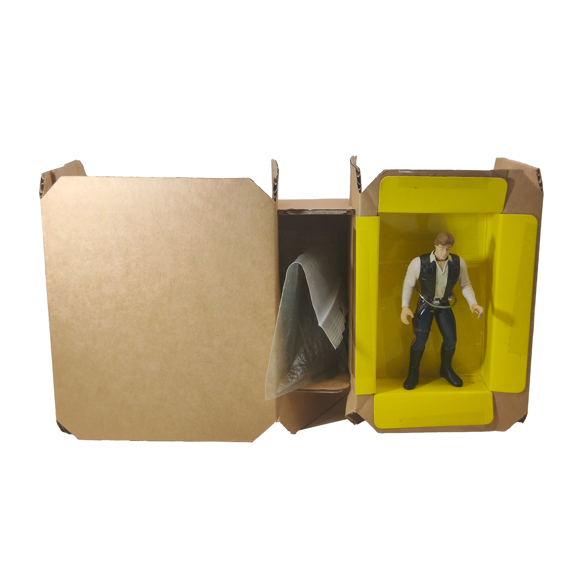 Star Wars Power of The Jedi Jabba The Hutt And Han Solo 3.75 Inch Action Figure 1997