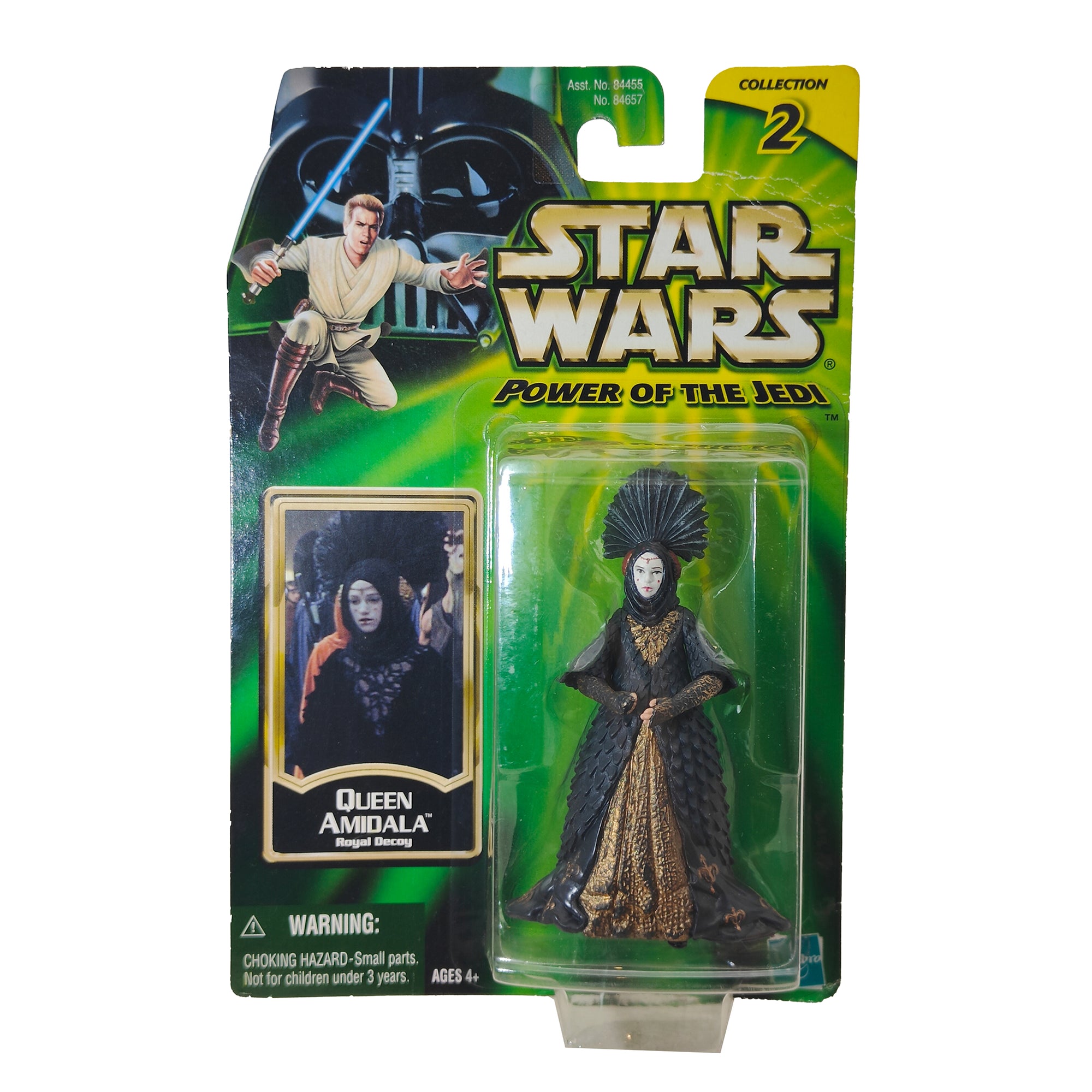 Star Wars Power of The Jedi Queen Amidala Royal Decoy 3.75 Inch Action Figure 2001