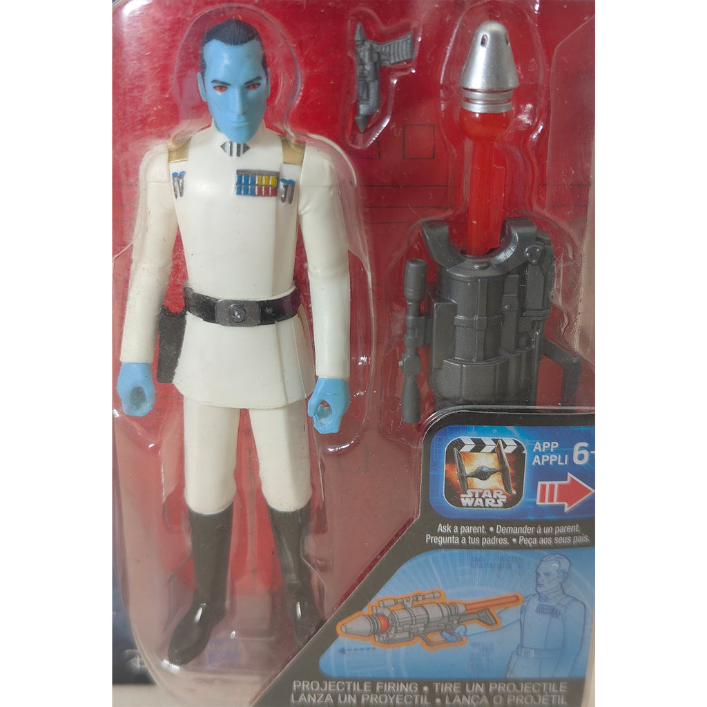 Star Wars Rebels Grand Admiral Thrawn 3.75 Inch Hasbro Action Figure 2015 – Star Wars, Hasbro, 9.5 cm, 2015, pre-owned collector piece, Uncanny Collectibles Dublin Ireland