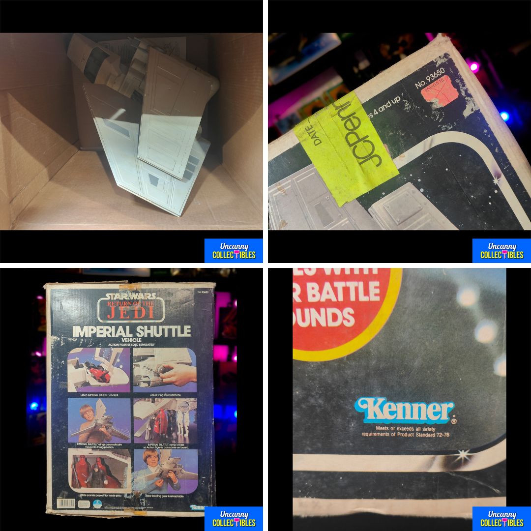 Star Wars Return of the Jedi Kenner Imperial Shuttle Vehicle 1984 Complete – Star Wars, Kenner, 58 cm, 1984, pre-owned collector piece, Uncanny Collectibles Dublin Ireland