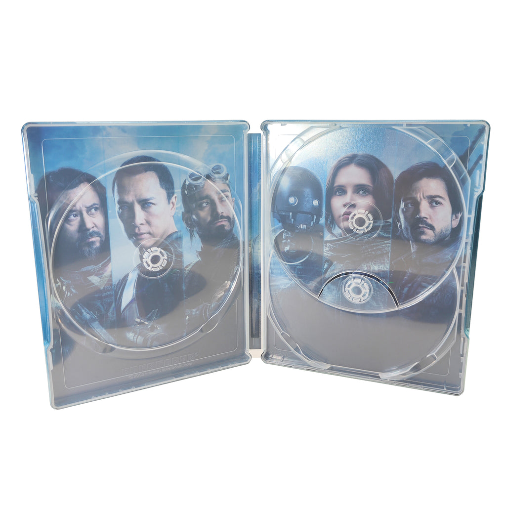Star Wars Rogue One Solo Last Jedi Blu-ray Steelbook Bundle