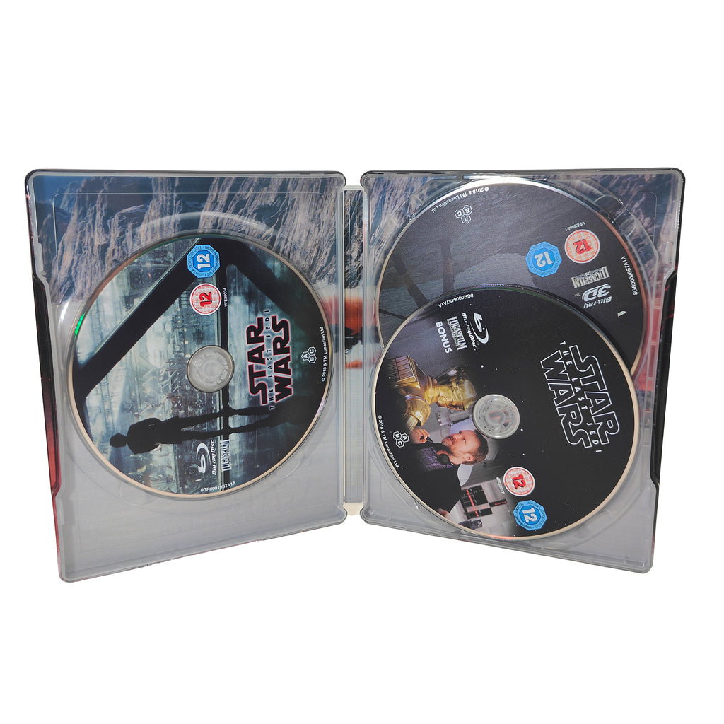Star Wars Rogue One Solo Last Jedi Blu-ray Steelbook Bundle
