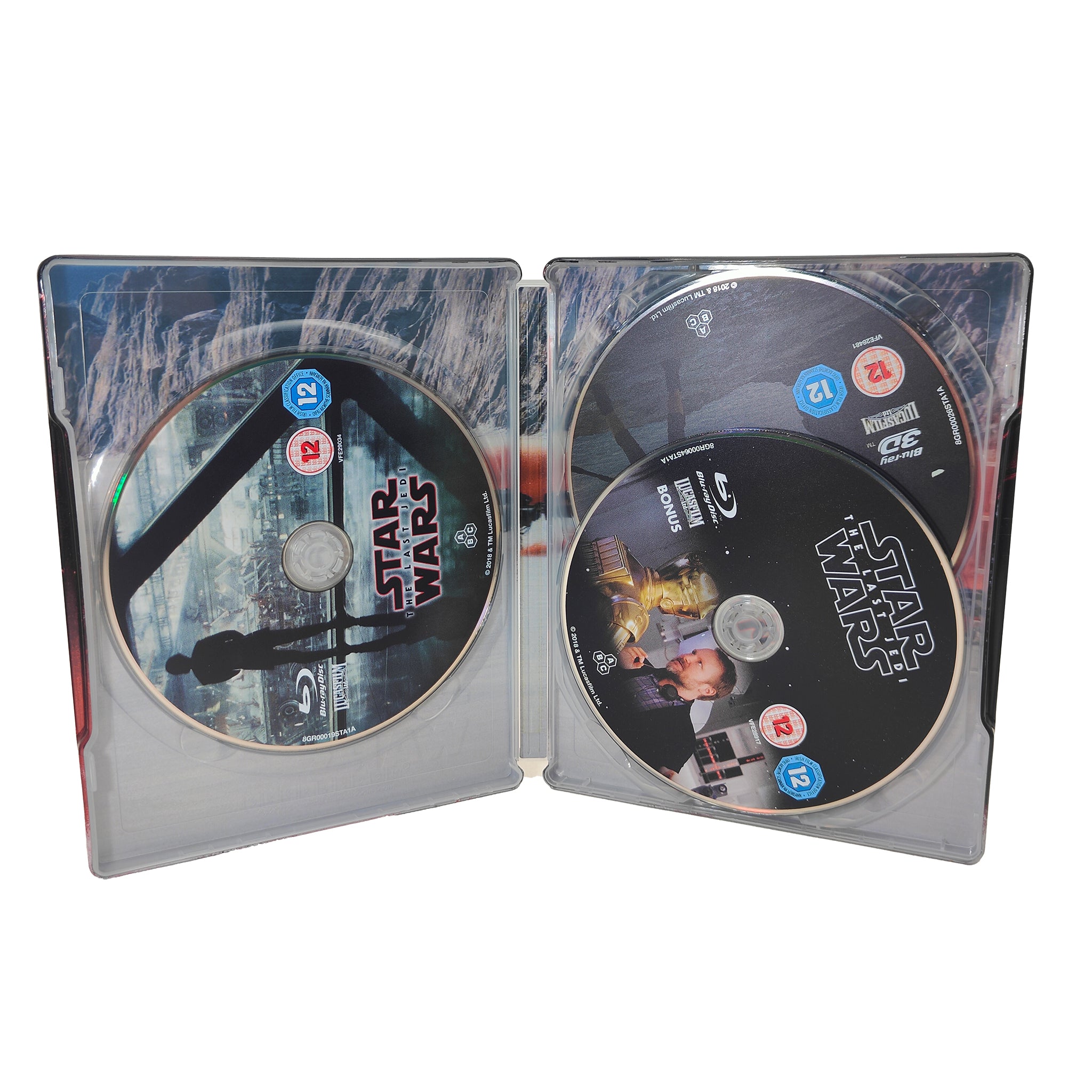 Star Wars Rogue One Solo Last Jedi Blu-ray Steelbook Bundle