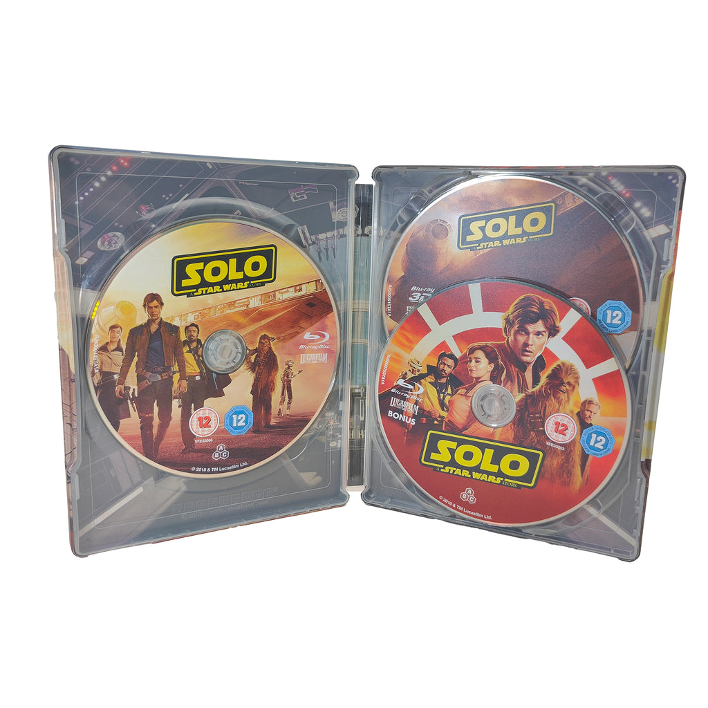 Star Wars Rogue One Solo Last Jedi Blu-ray Steelbook Bundle