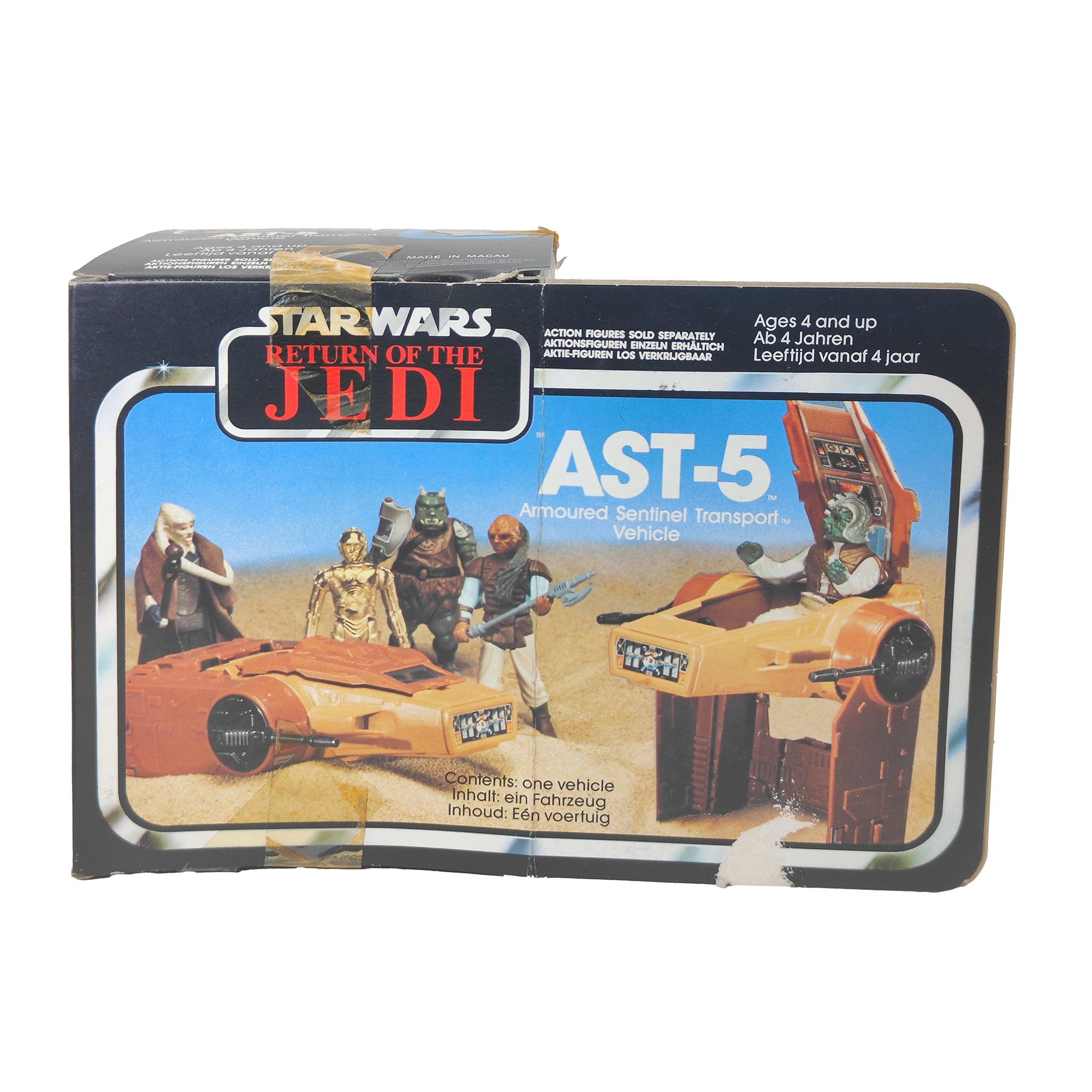 Star Wars ROTJ AST 5 Armored Sentinel Transport Vehicle 3.75 Inch Scale Palitoy 1983 – Star Wars, Palitoy, 9.5 cm, 1983, pre-owned collector piece, Uncanny Collectibles Dublin Ireland