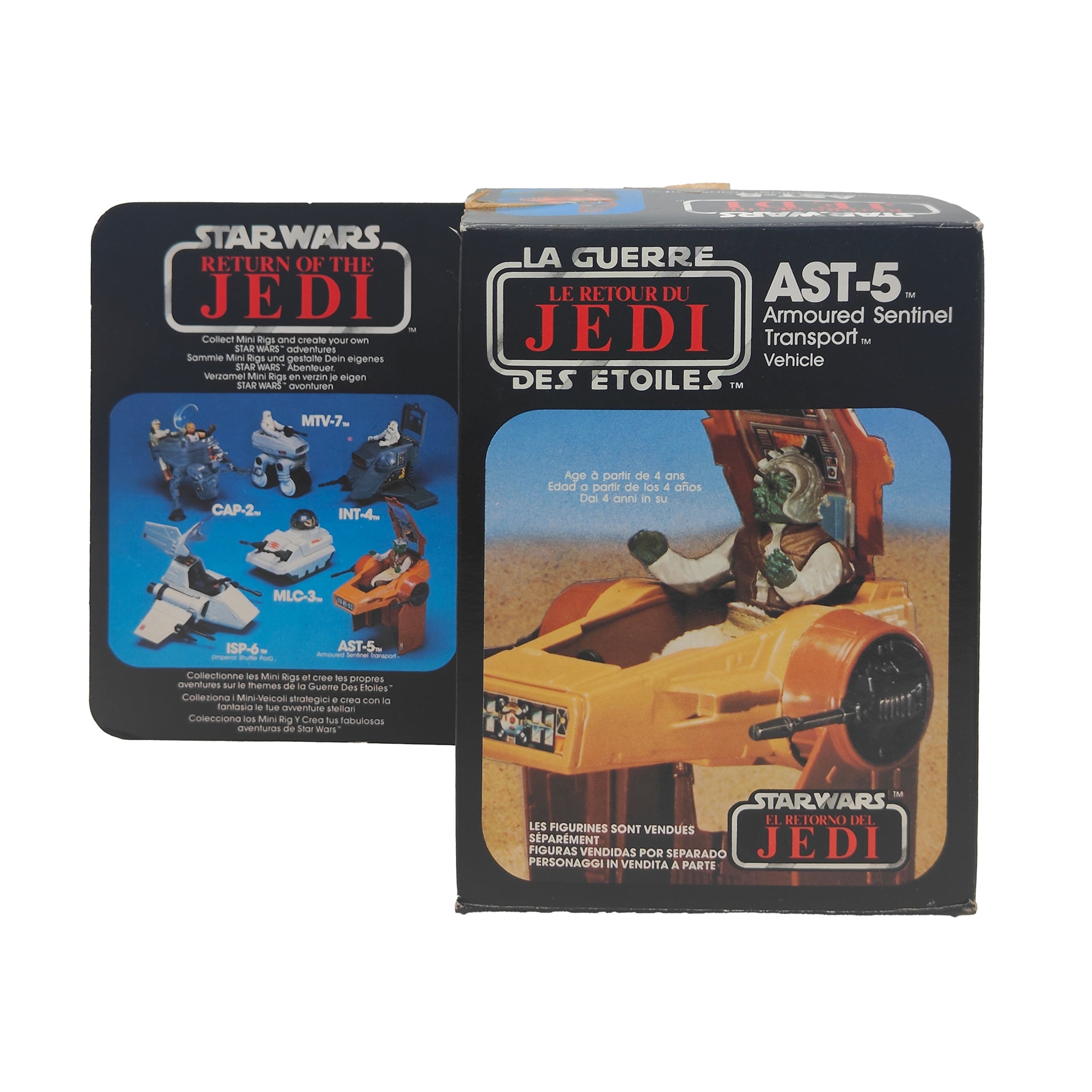 Star Wars ROTJ AST 5 Armored Sentinel Transport Vehicle 3.75 Inch Scale Palitoy 1983 – Star Wars, Palitoy, 9.5 cm, 1983, pre-owned collector piece, Uncanny Collectibles Dublin Ireland