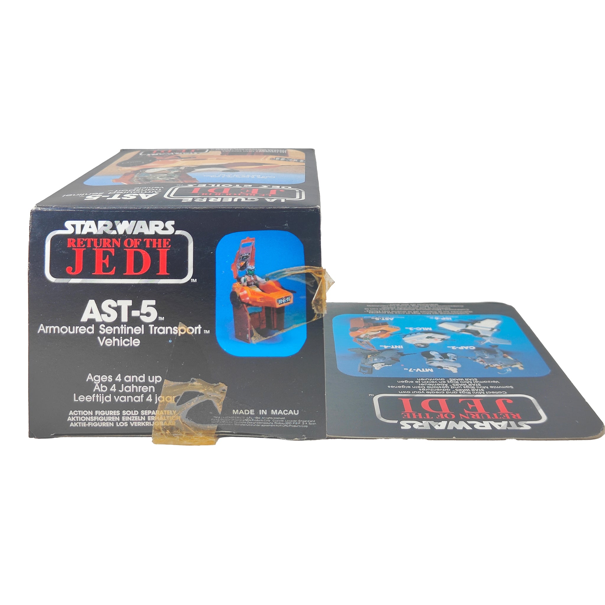 Star Wars ROTJ AST 5 Armored Sentinel Transport Vehicle 3.75 Inch Scale Palitoy 1983 – Star Wars, Palitoy, 9.5 cm, 1983, pre-owned collector piece, Uncanny Collectibles Dublin Ireland