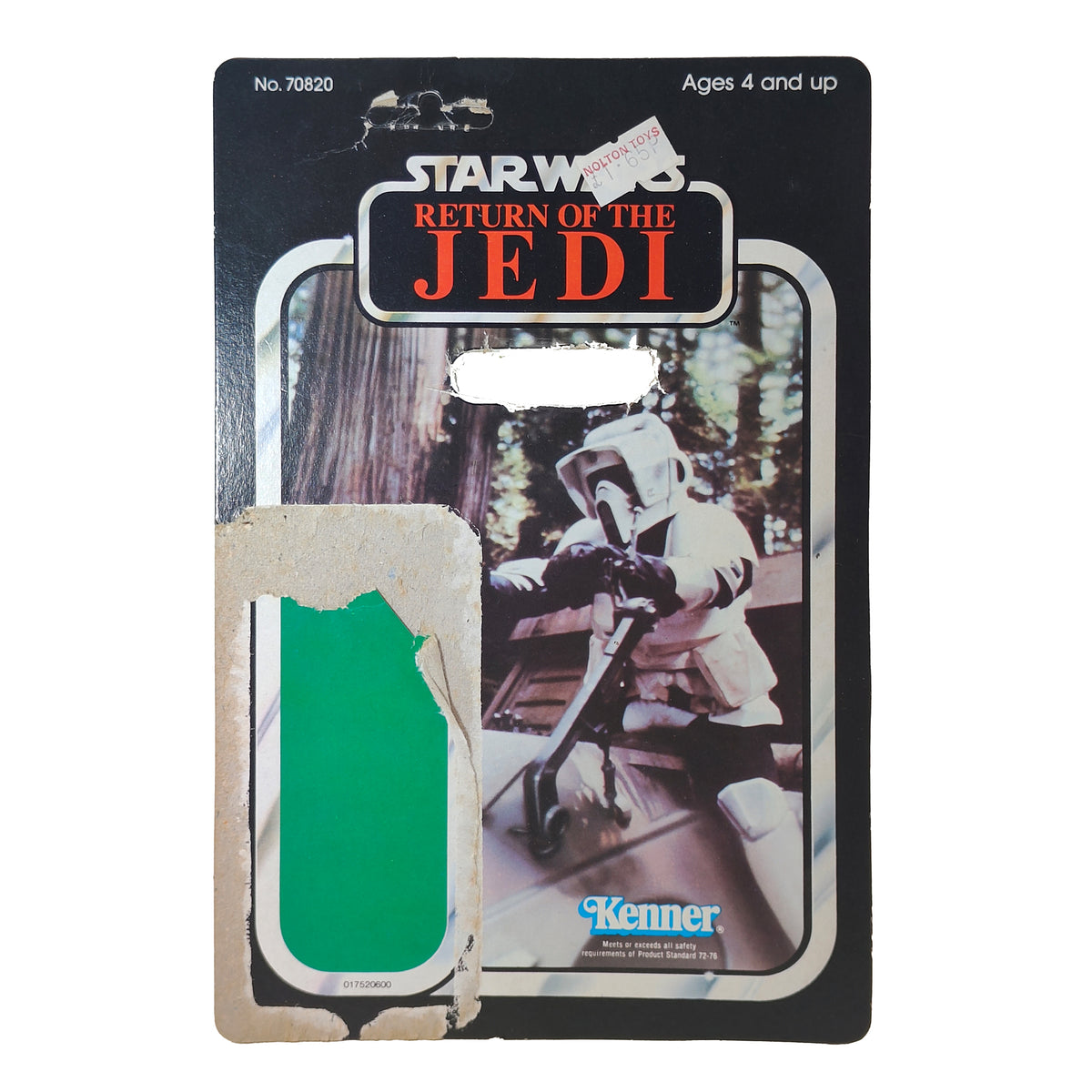 Star Wars ROTJ Biker Scout 3.75 inch Kenner Palitoy Cardbacks 1983