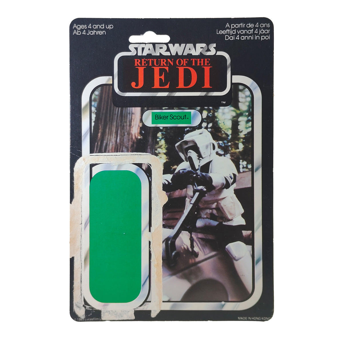 Star Wars ROTJ Biker Scout 3.75 inch Kenner Palitoy Cardbacks 1983