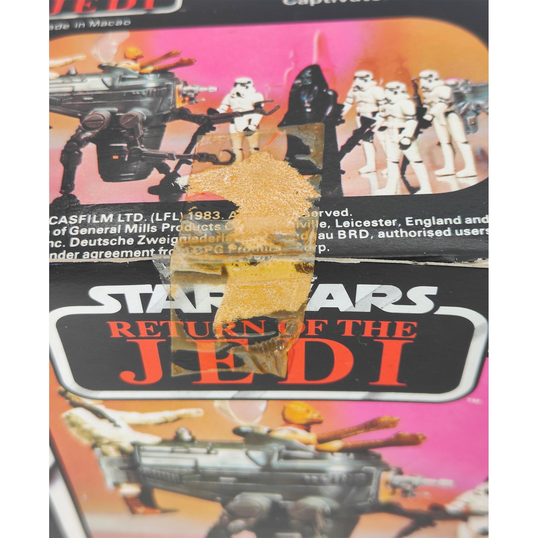 Star Wars ROTJ CAP 2 Captivator Vehicle 3.75 Inch Scale Palitoy 1983 – Star Wars, Palitoy, 9.5 cm, 1983, pre-owned collector piece, Uncanny Collectibles Dublin Ireland