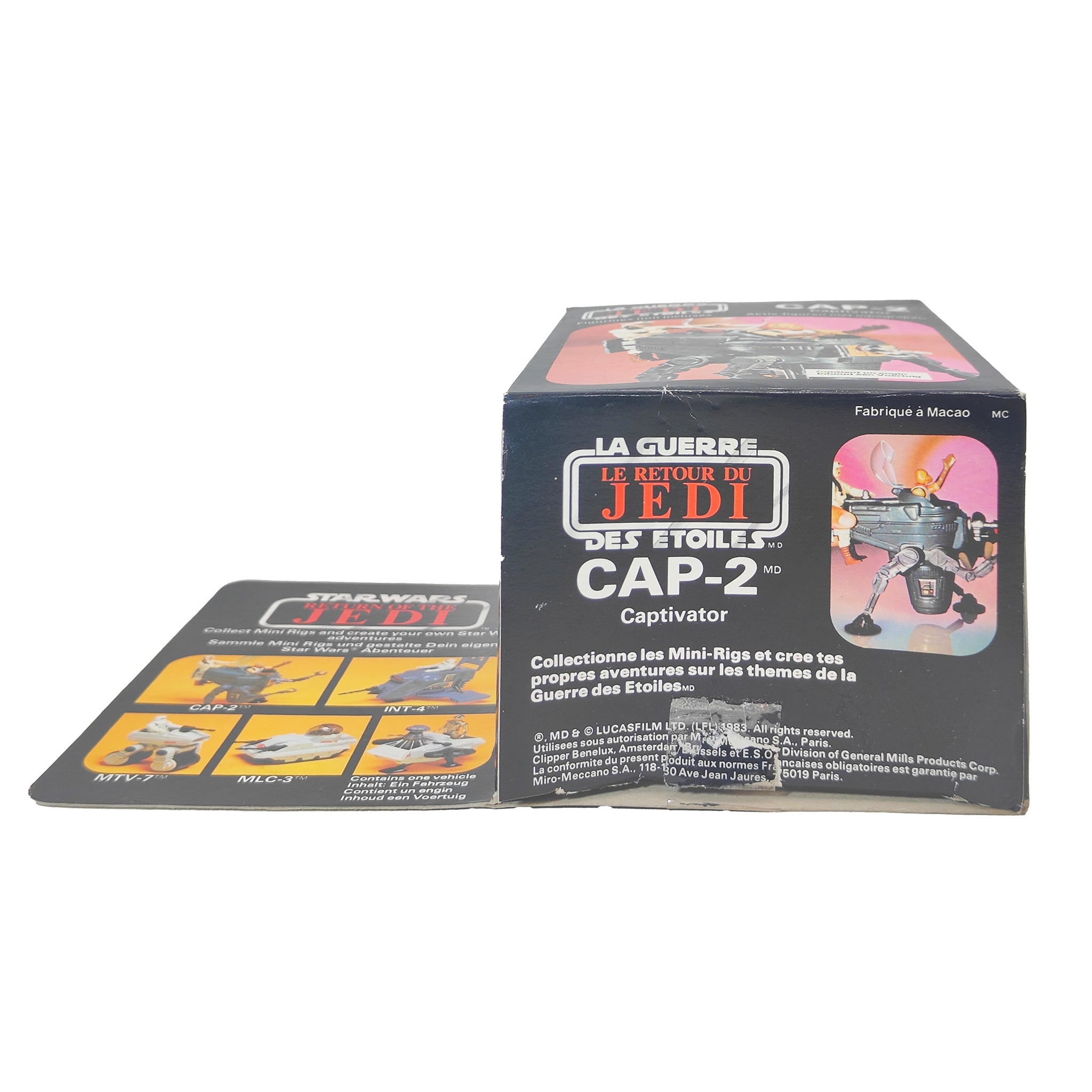 Star Wars ROTJ CAP 2 Captivator Vehicle 3.75 Inch Scale Palitoy 1983 – Star Wars, Palitoy, 9.5 cm, 1983, pre-owned collector piece, Uncanny Collectibles Dublin Ireland