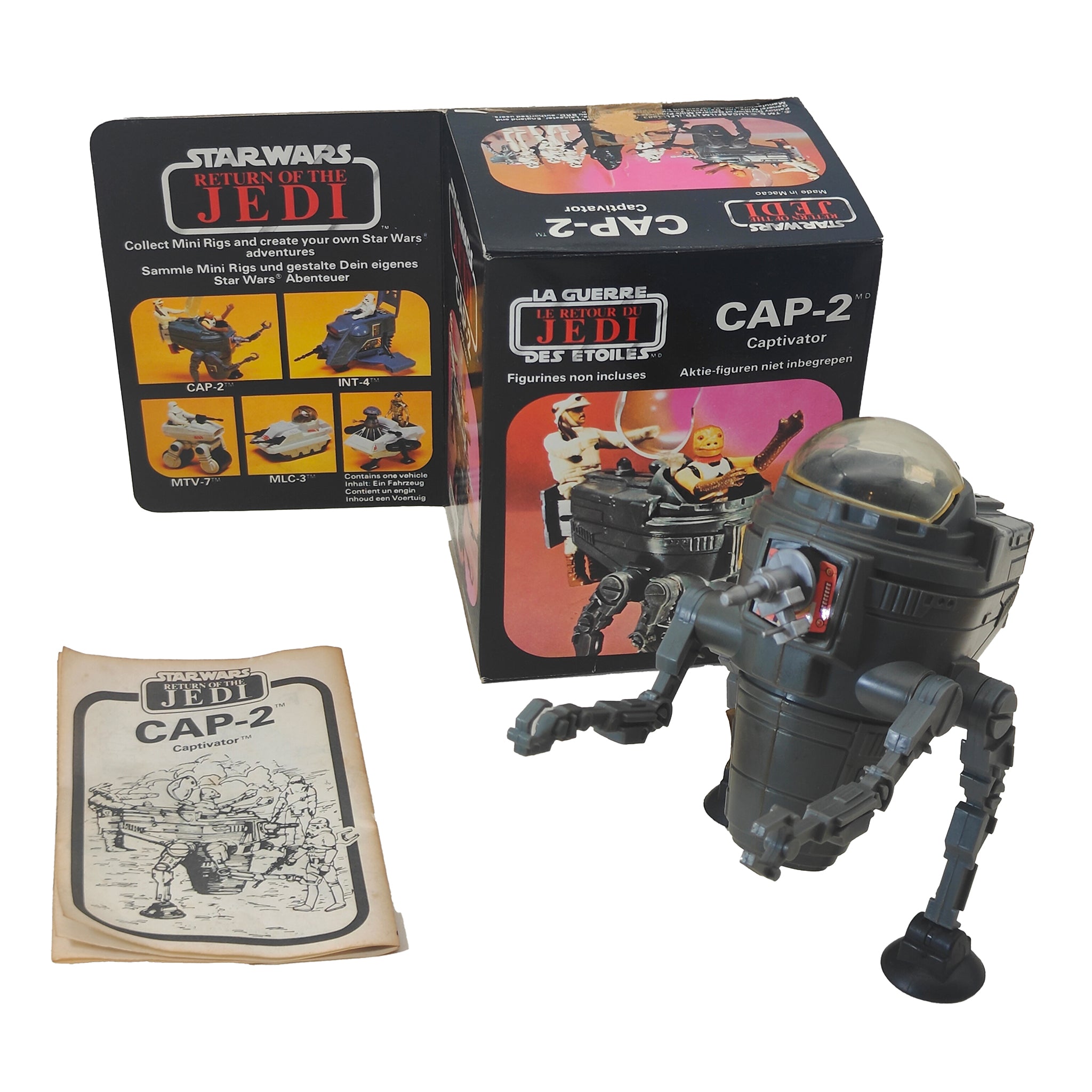 Star Wars ROTJ CAP 2 Captivator Vehicle 3.75 Inch Scale Palitoy 1983 – Star Wars, Palitoy, 9.5 cm, 1983, pre-owned collector piece, Uncanny Collectibles Dublin Ireland
