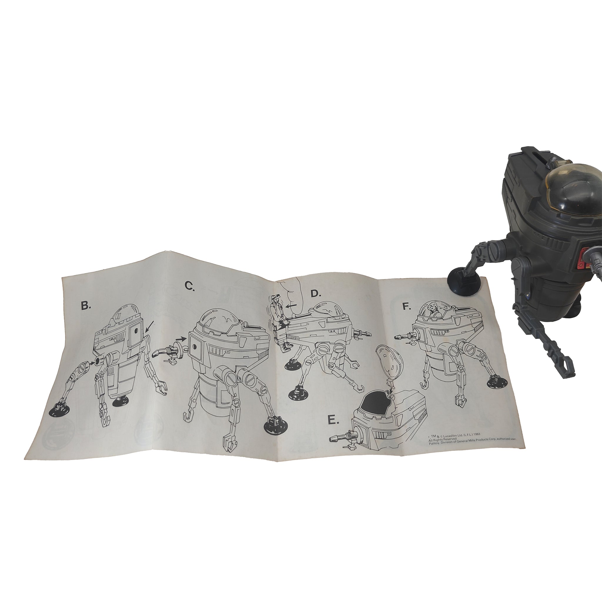 Star Wars ROTJ CAP 2 Captivator Vehicle 3.75 Inch Scale Palitoy 1983 – Star Wars, Palitoy, 9.5 cm, 1983, pre-owned collector piece, Uncanny Collectibles Dublin Ireland