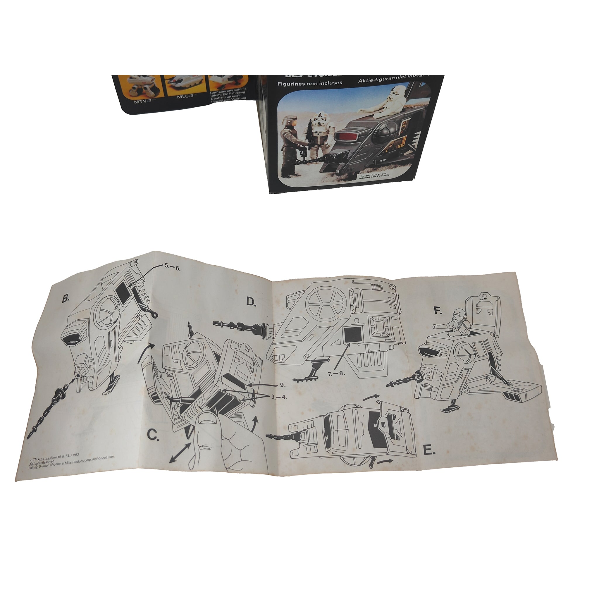 Star Wars ROTJ INT 4 Interceptor Vehicle 3.75 Inch Scale Palitoy 1983 – Star Wars, Palitoy, 9.5 cm, 1983, pre-owned collector piece, Uncanny Collectibles Dublin Ireland