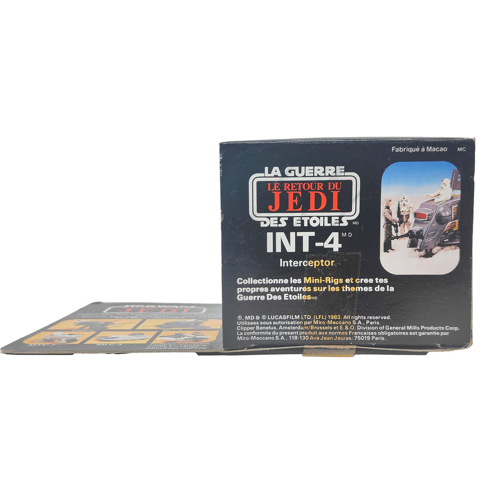Star Wars ROTJ INT 4 Interceptor Vehicle 3.75 Inch Scale Palitoy 1983 – Star Wars, Palitoy, 9.5 cm, 1983, pre-owned collector piece, Uncanny Collectibles Dublin Ireland