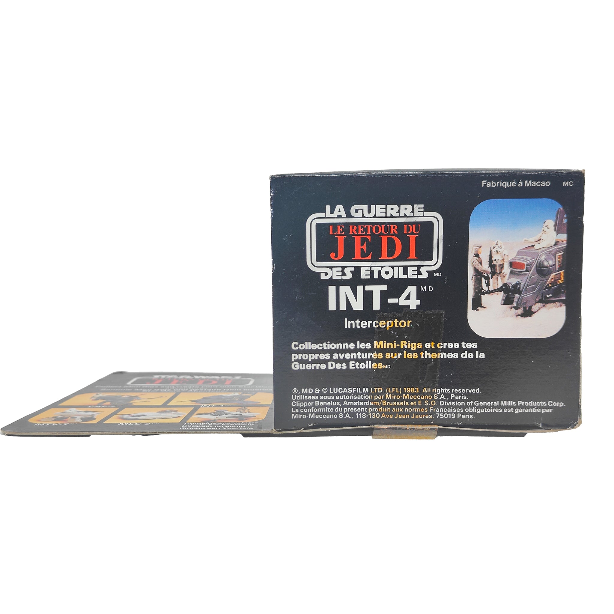 Star Wars ROTJ INT 4 Interceptor Vehicle 3.75 Inch Scale Palitoy 1983 – Star Wars, Palitoy, 9.5 cm, 1983, pre-owned collector piece, Uncanny Collectibles Dublin Ireland