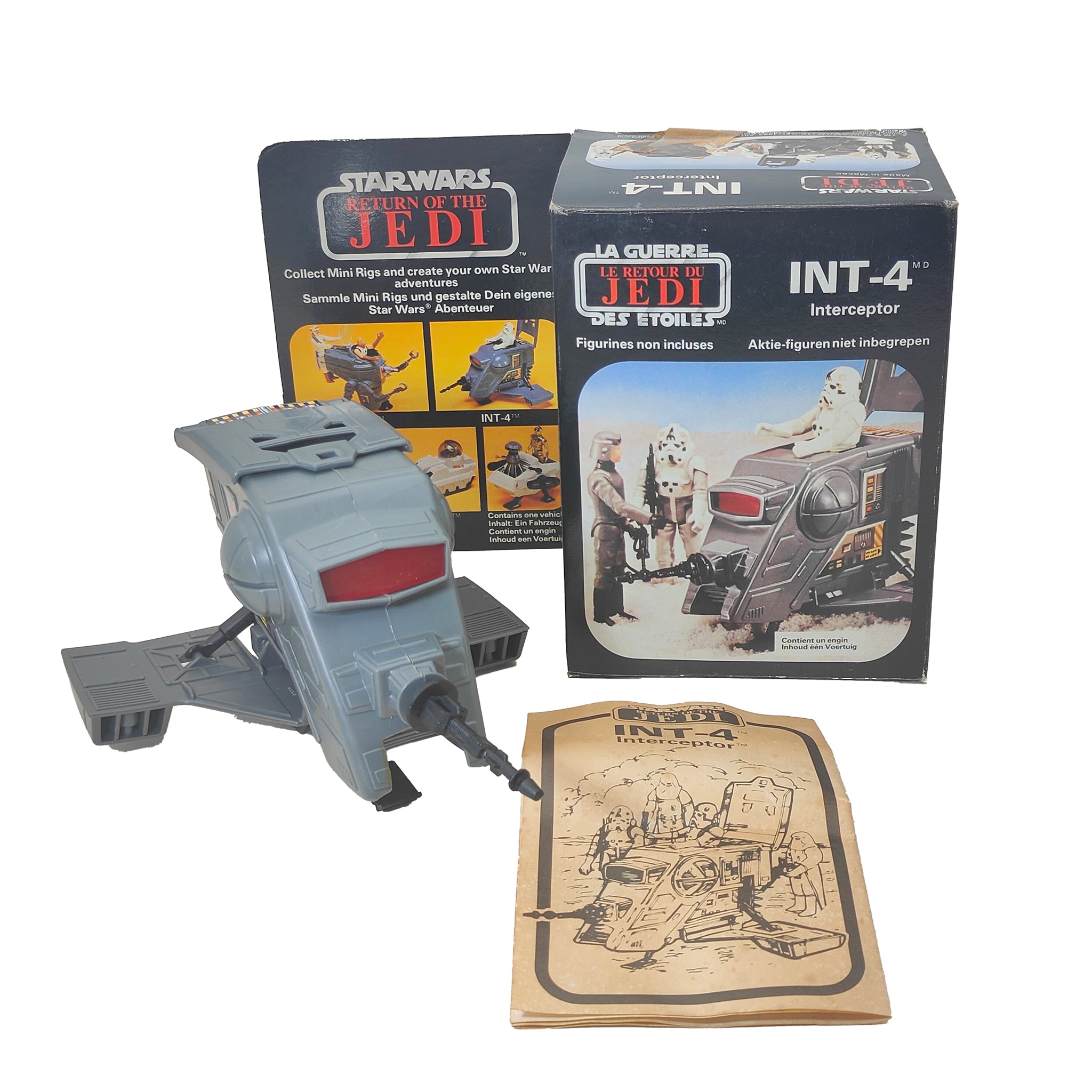 Star Wars ROTJ INT 4 Interceptor Vehicle 3.75 Inch Scale Palitoy 1983 – Star Wars, Palitoy, 9.5 cm, 1983, pre-owned collector piece, Uncanny Collectibles Dublin Ireland