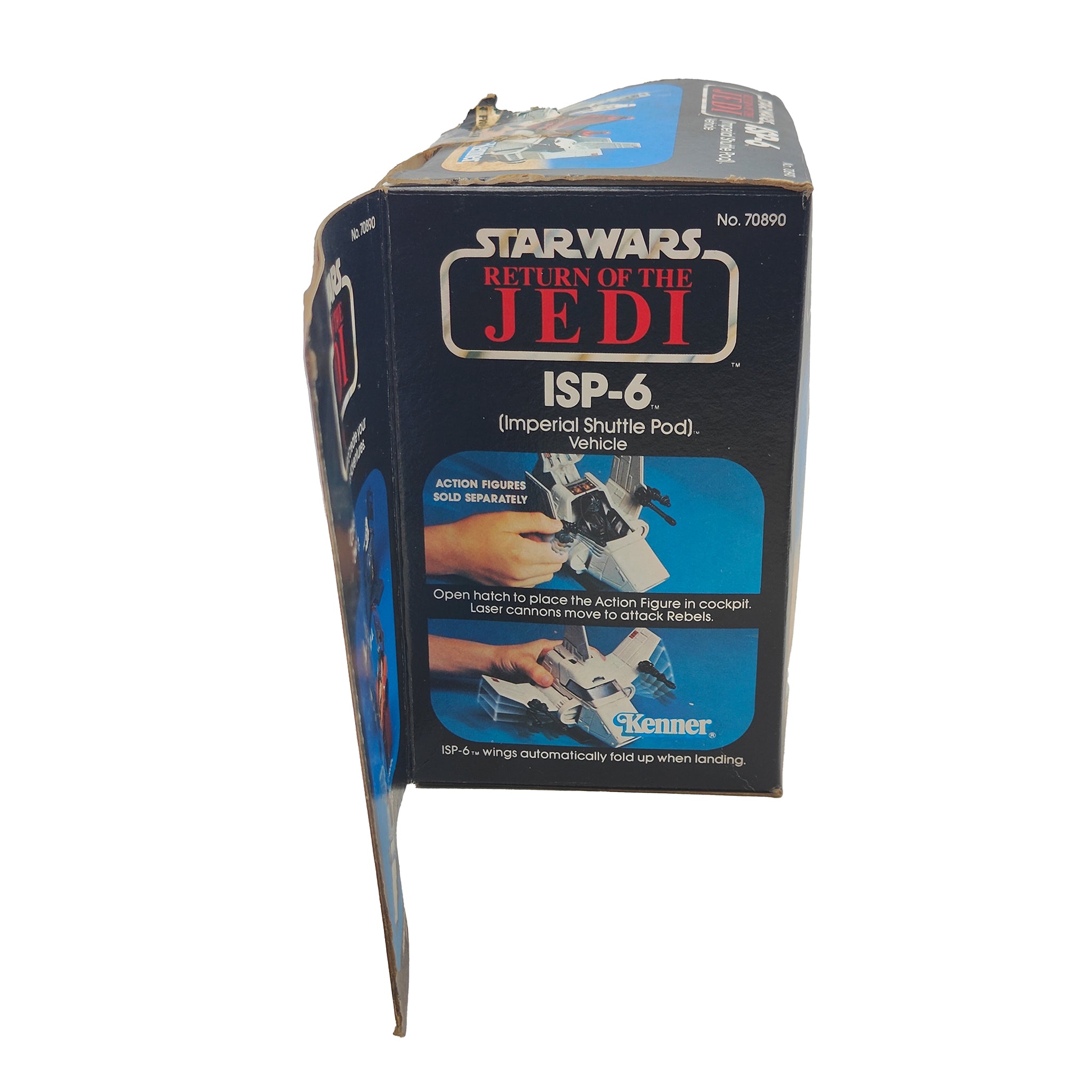 Star Wars ROTJ ISP 6 Imperial Shuttle Pod Vehicle 3.75 Inch Scale Kenner 1983 70890 – Star Wars, Kenner, 9.5 cm, 1983, pre-owned collector piece, Uncanny Collectibles Dublin Ireland