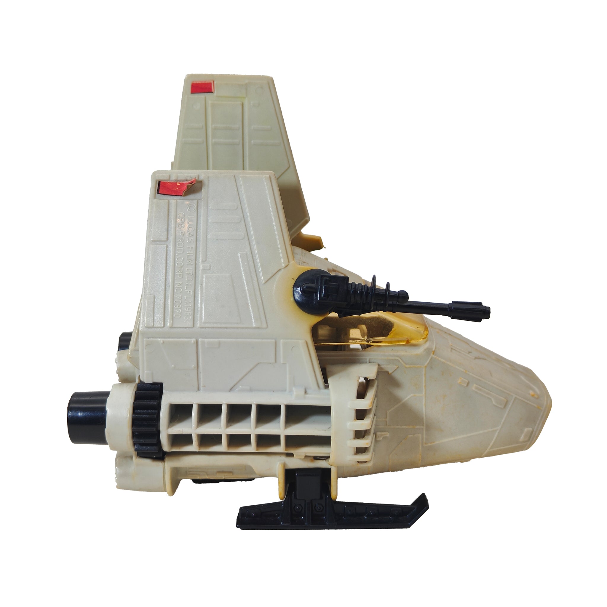 Star Wars ROTJ ISP 6 Imperial Shuttle Pod Vehicle 3.75 Inch Scale Kenner 1983 70890 – Star Wars, Kenner, 9.5 cm, 1983, pre-owned collector piece, Uncanny Collectibles Dublin Ireland