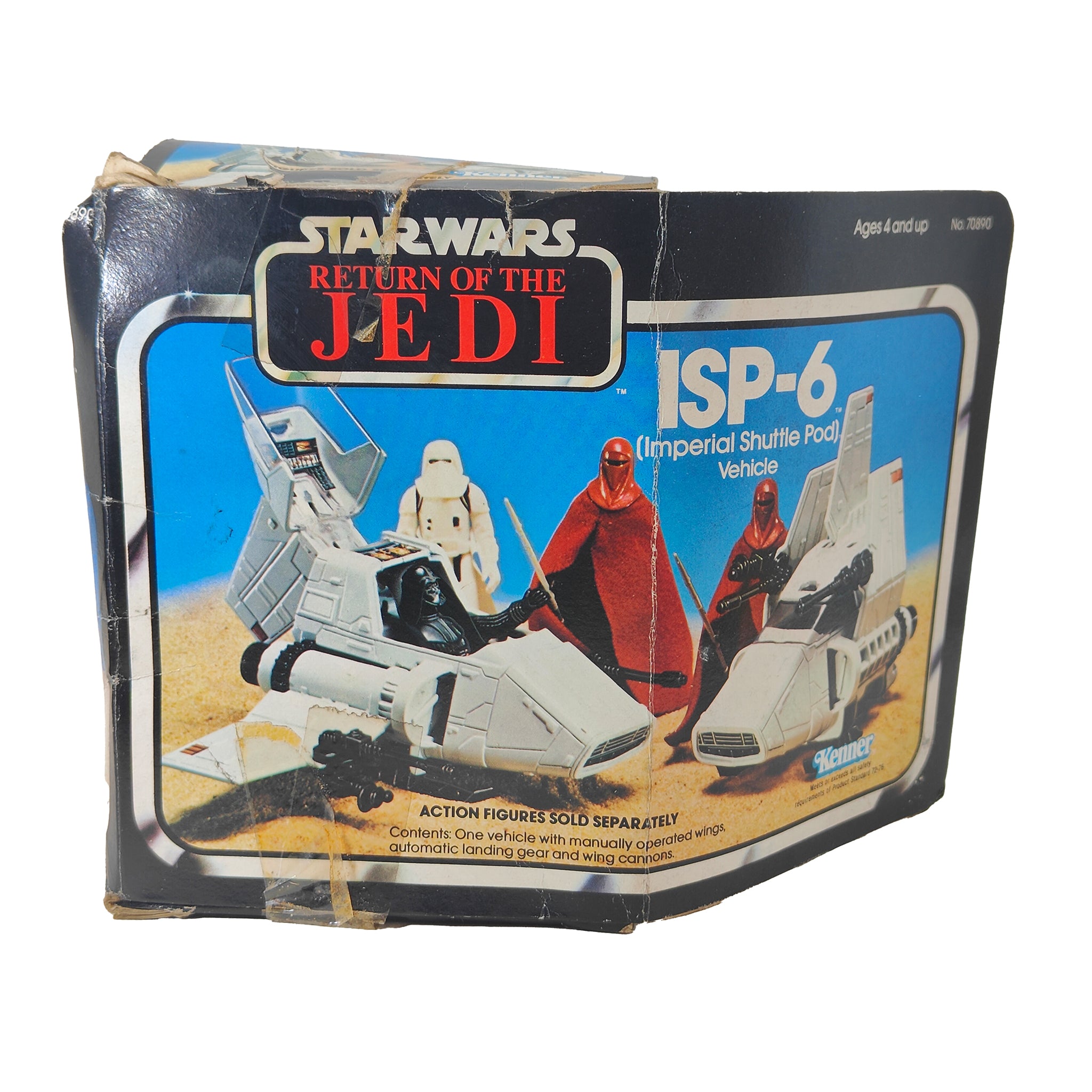 Star Wars ROTJ ISP 6 Imperial Shuttle Pod Vehicle 3.75 Inch Scale Kenner 1983 70890 – Star Wars, Kenner, 9.5 cm, 1983, pre-owned collector piece, Uncanny Collectibles Dublin Ireland