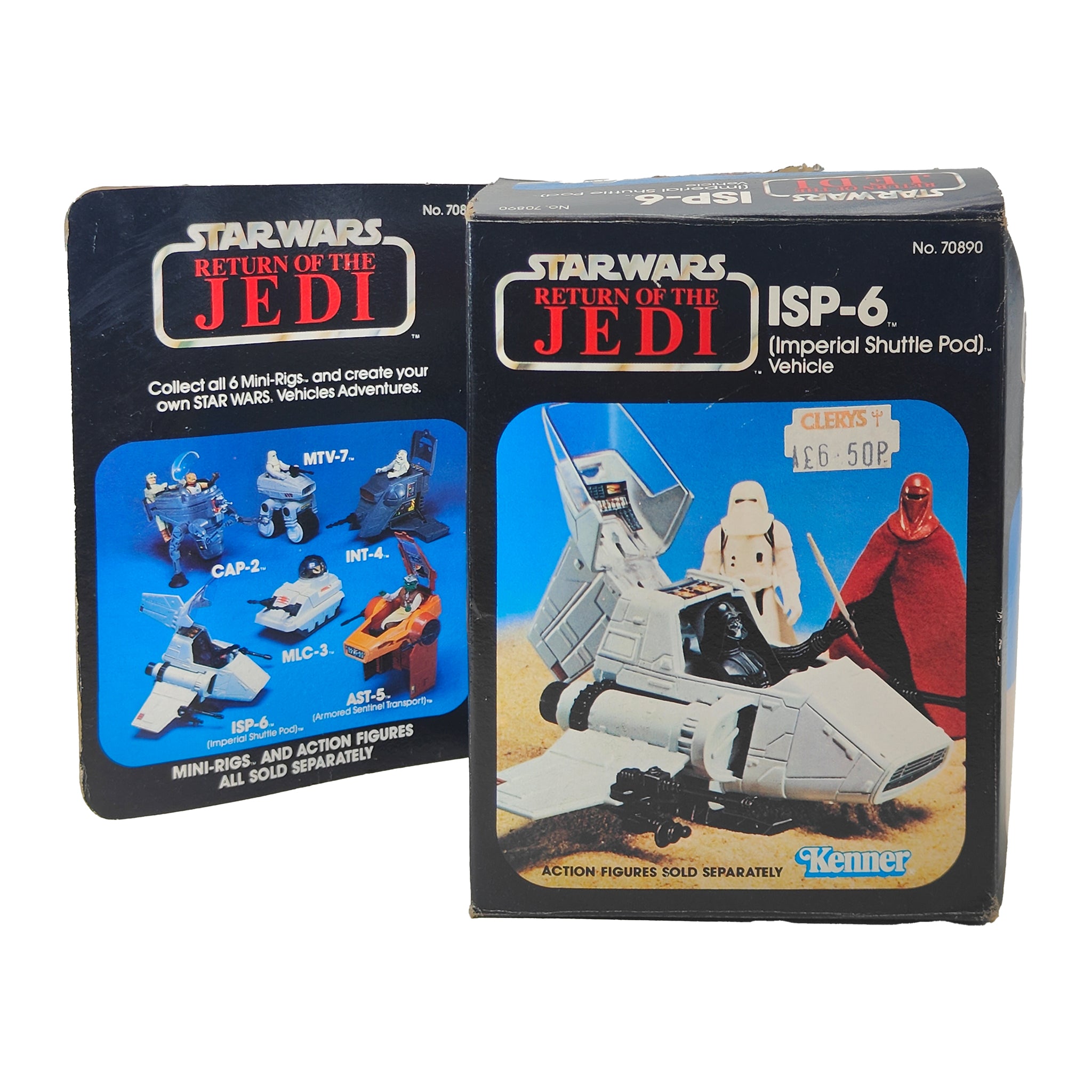 Star Wars ROTJ ISP 6 Imperial Shuttle Pod Vehicle 3.75 Inch Scale Kenner 1983 70890 – Star Wars, Kenner, 9.5 cm, 1983, pre-owned collector piece, Uncanny Collectibles Dublin Ireland