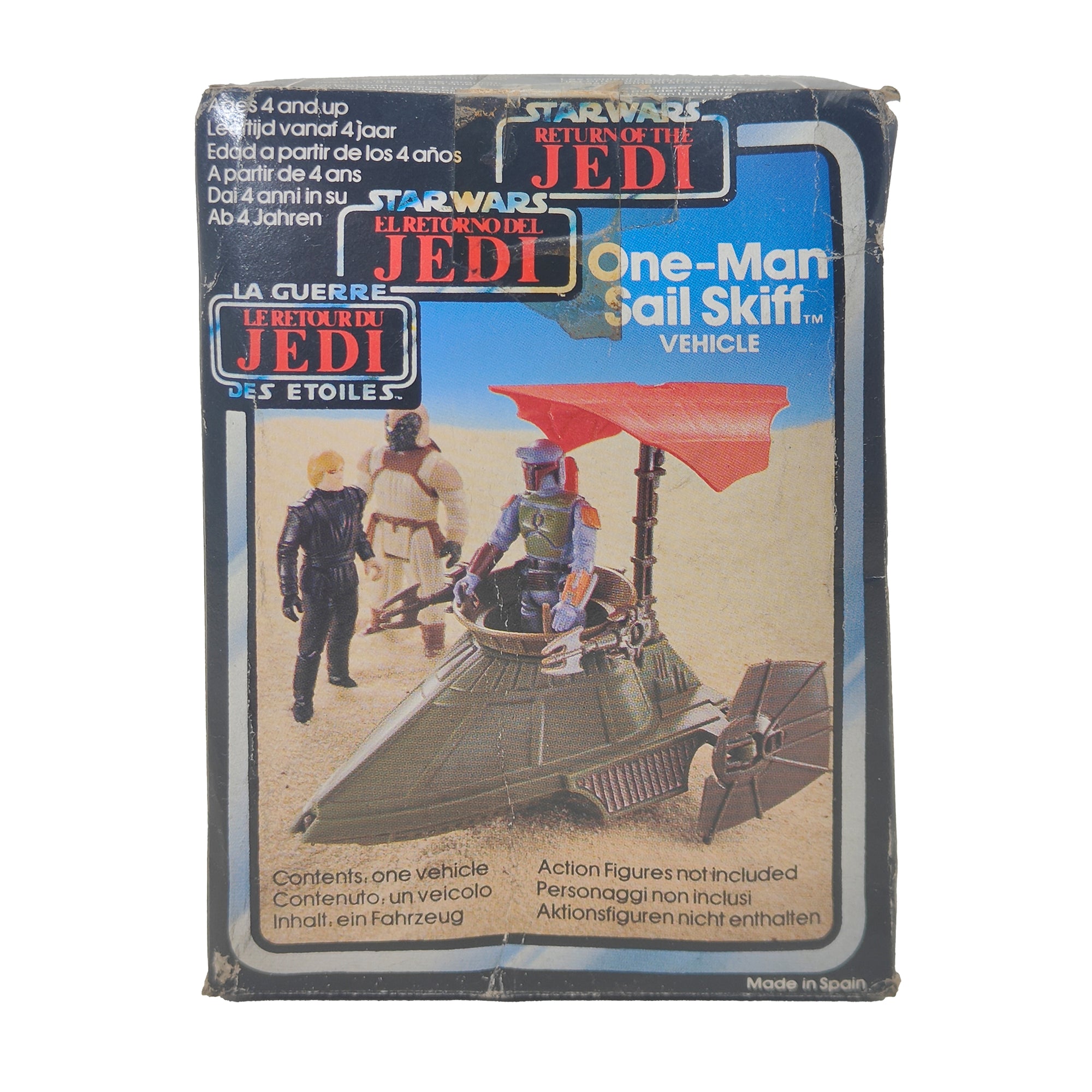 Star Wars ROTJ One Man Sail Skill Vehicle 3.75 Inch Scale Palitoy 1984 Damaged – Star Wars, Palitoy, 9.5 cm, 1984, pre-owned collector piece, Uncanny Collectibles Dublin Ireland