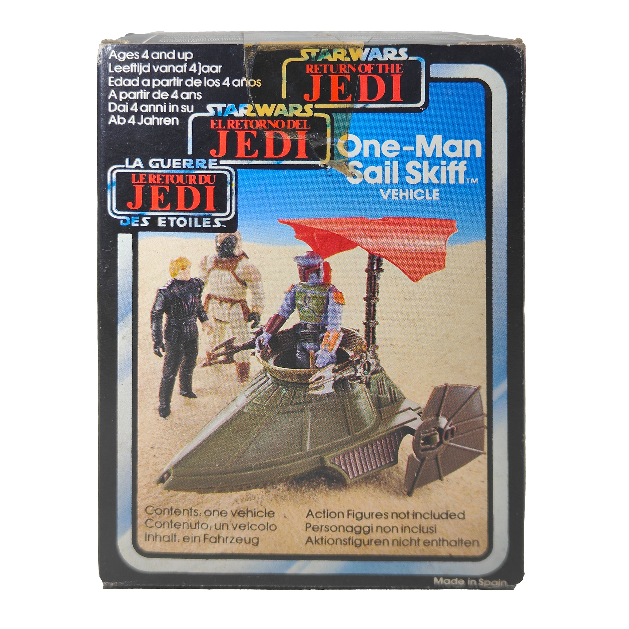 Star Wars ROTJ One Man Sail Skill Vehicle 3.75 Inch Scale Palitoy 1984 – Star Wars, Palitoy, 9.5 cm, 1984, pre-owned collector piece, Uncanny Collectibles Dublin Ireland