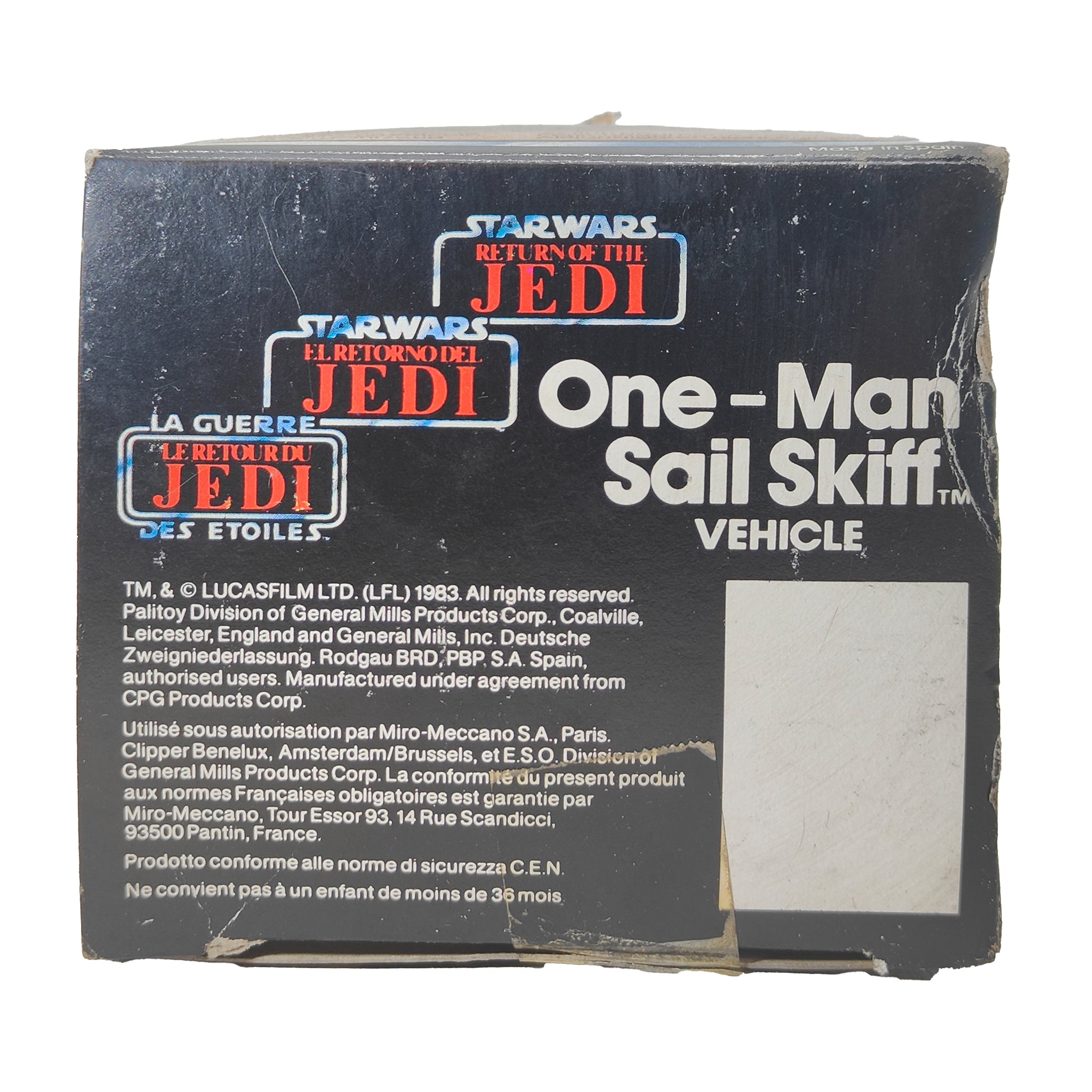 Star Wars ROTJ One Man Sail Skill Vehicle 3.75 Inch Scale Palitoy 1984 – Star Wars, Palitoy, 9.5 cm, 1984, pre-owned collector piece, Uncanny Collectibles Dublin Ireland