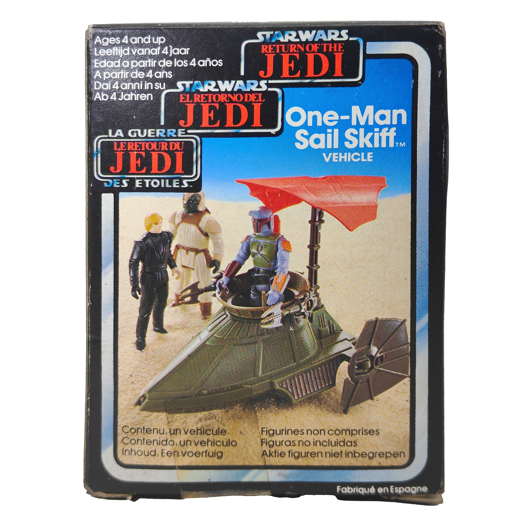 Star Wars ROTJ One Man Sail Skill Vehicle 3.75 Inch Scale Palitoy 1984 – Star Wars, Palitoy, 9.5 cm, 1984, pre-owned collector piece, Uncanny Collectibles Dublin Ireland