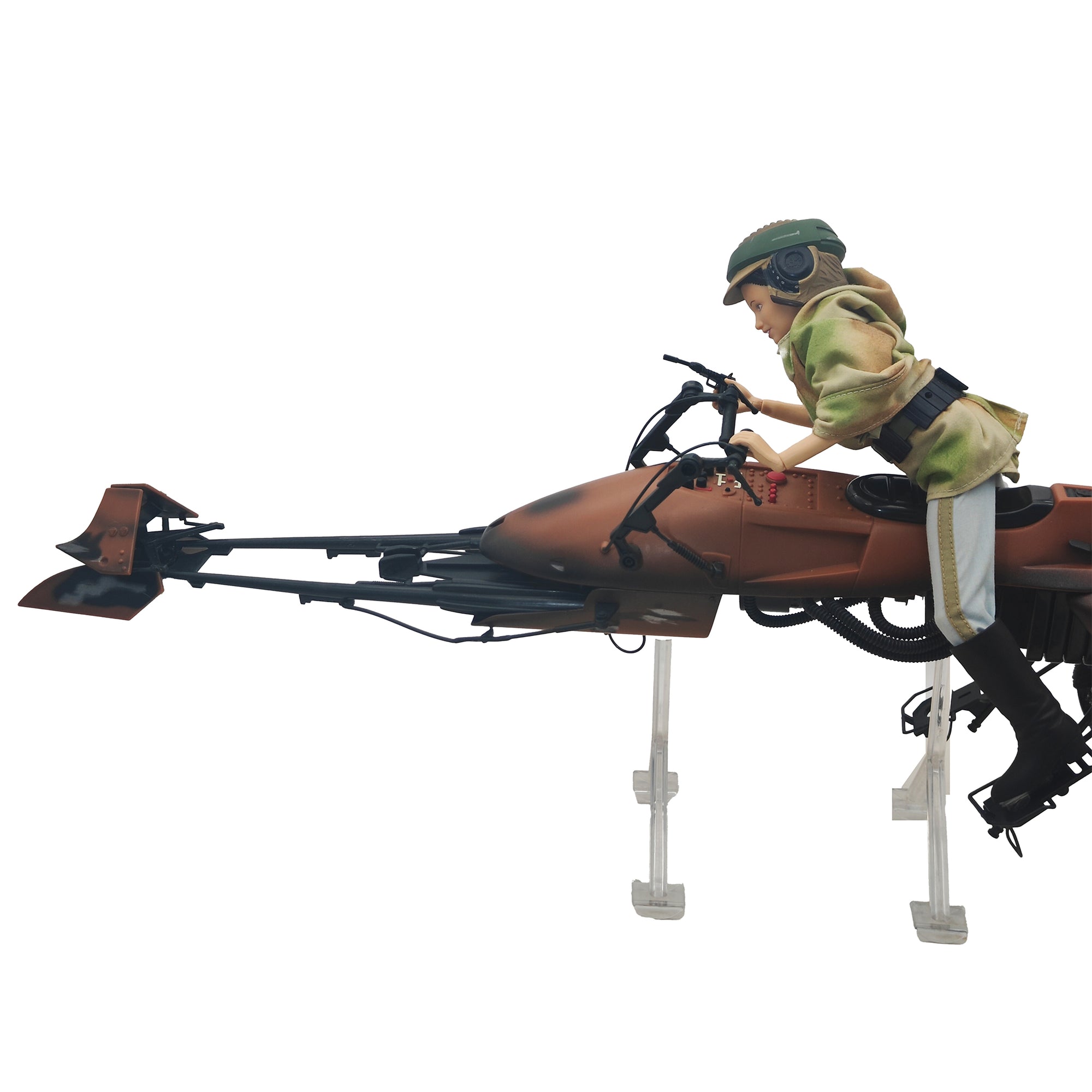 Star Wars ROTJ Princess Leia on Speeder Bike Hasbro Action Figure 2003 30cm