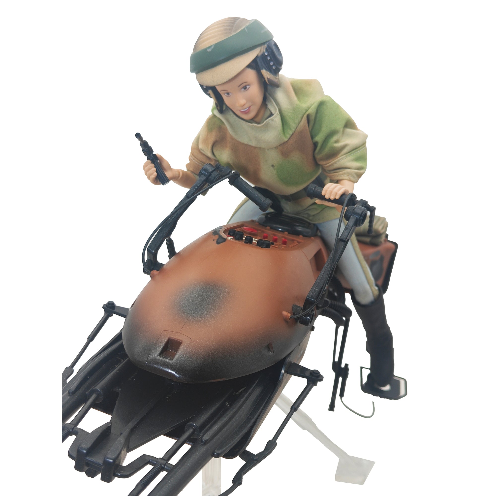 Star Wars ROTJ Princess Leia on Speeder Bike Hasbro Action Figure 2003 30cm