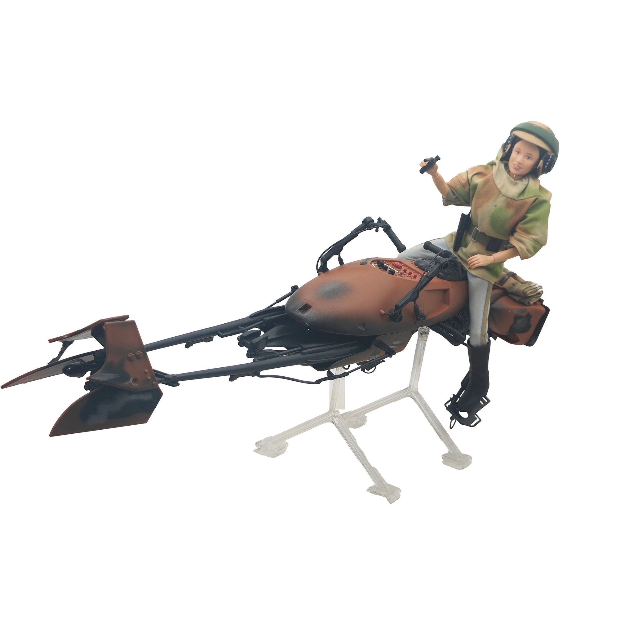 Star Wars ROTJ Princess Leia on Speeder Bike Hasbro Action Figure 2003 30cm
