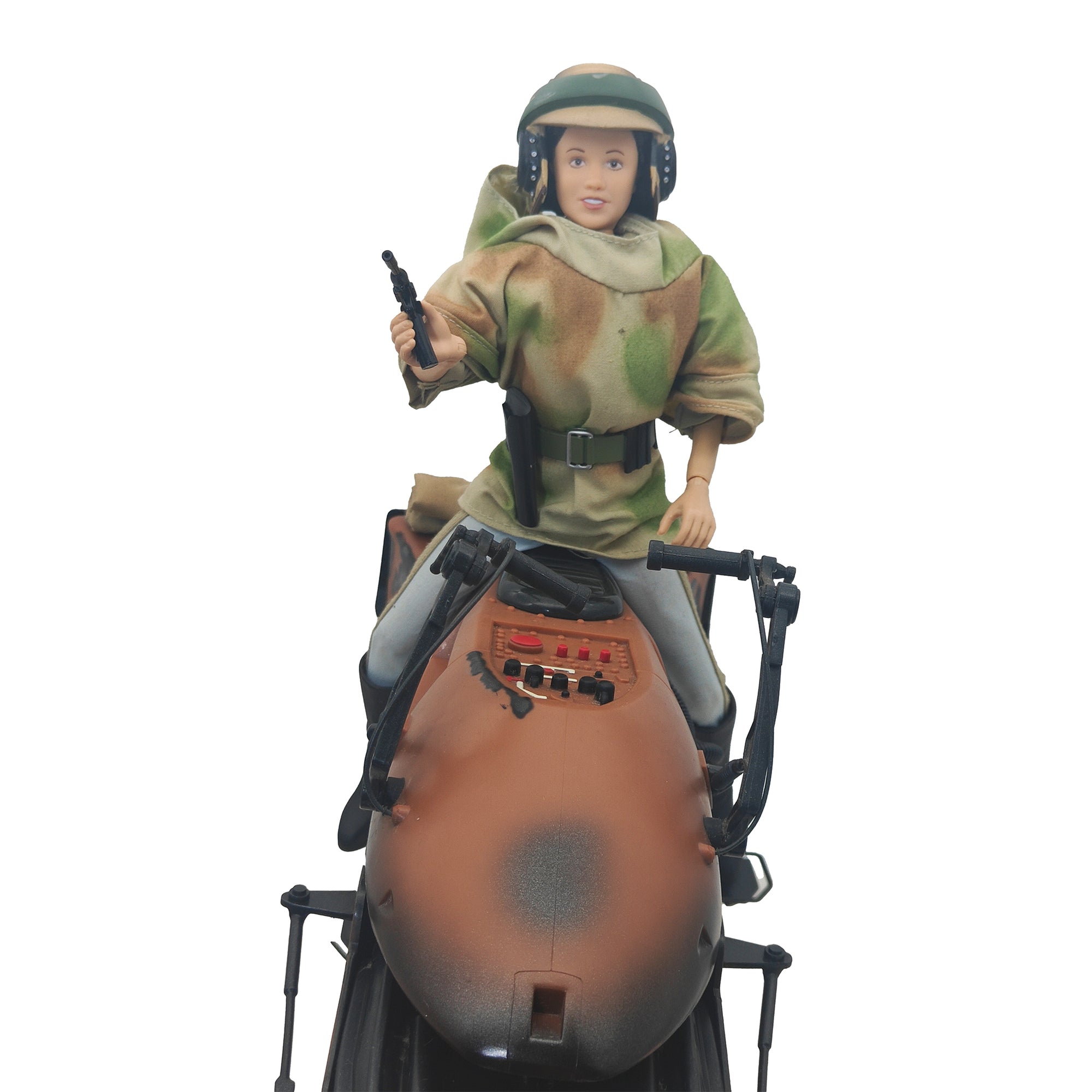 Star Wars ROTJ Princess Leia on Speeder Bike Hasbro Action Figure 2003 30cm