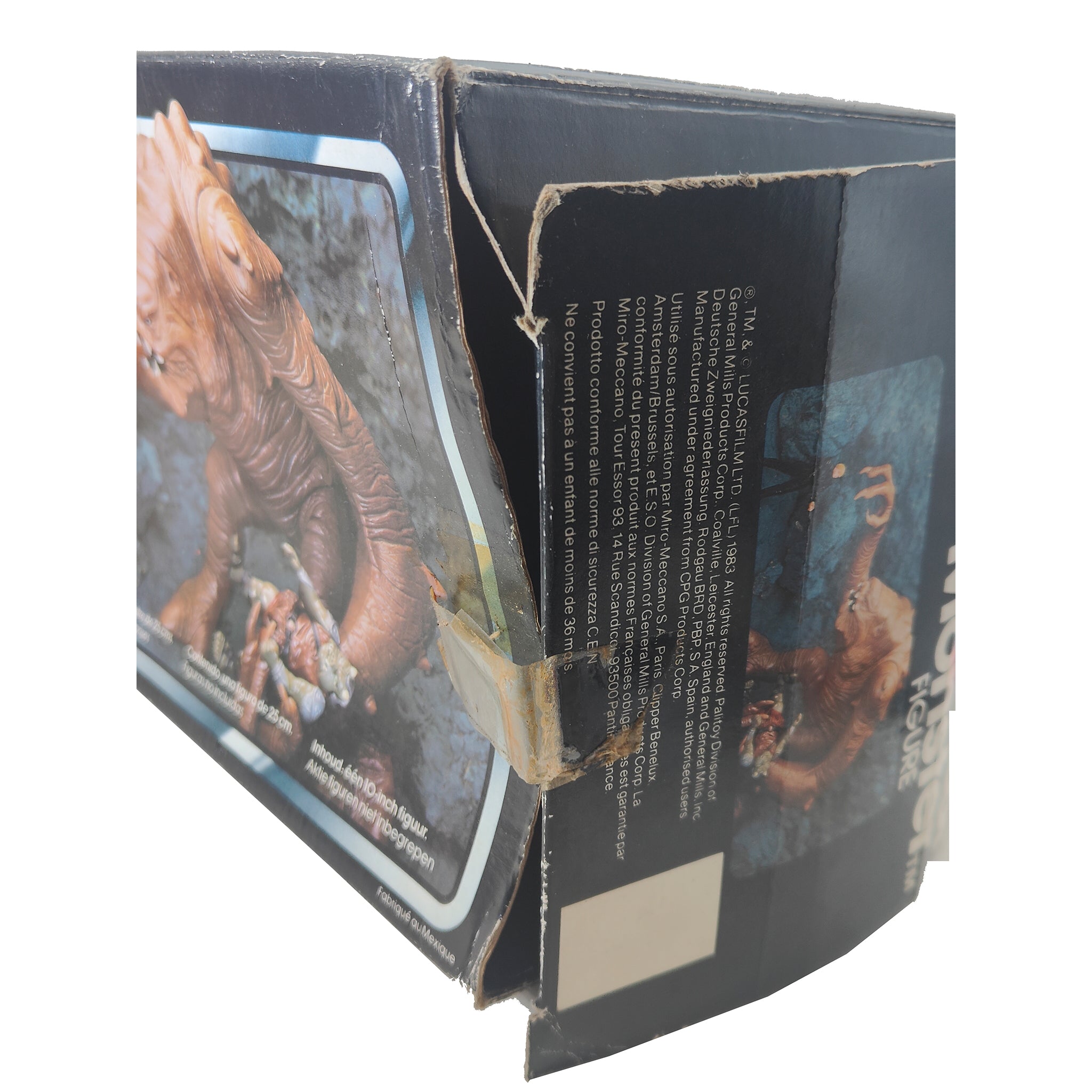 Star Wars ROTJ Rancor Monster & Keeper 3.75 Inch Scale Palitoy 1983 – Star Wars, Palitoy, 25 cm, 1983, pre-owned collector piece, Uncanny Collectibles Dublin Ireland