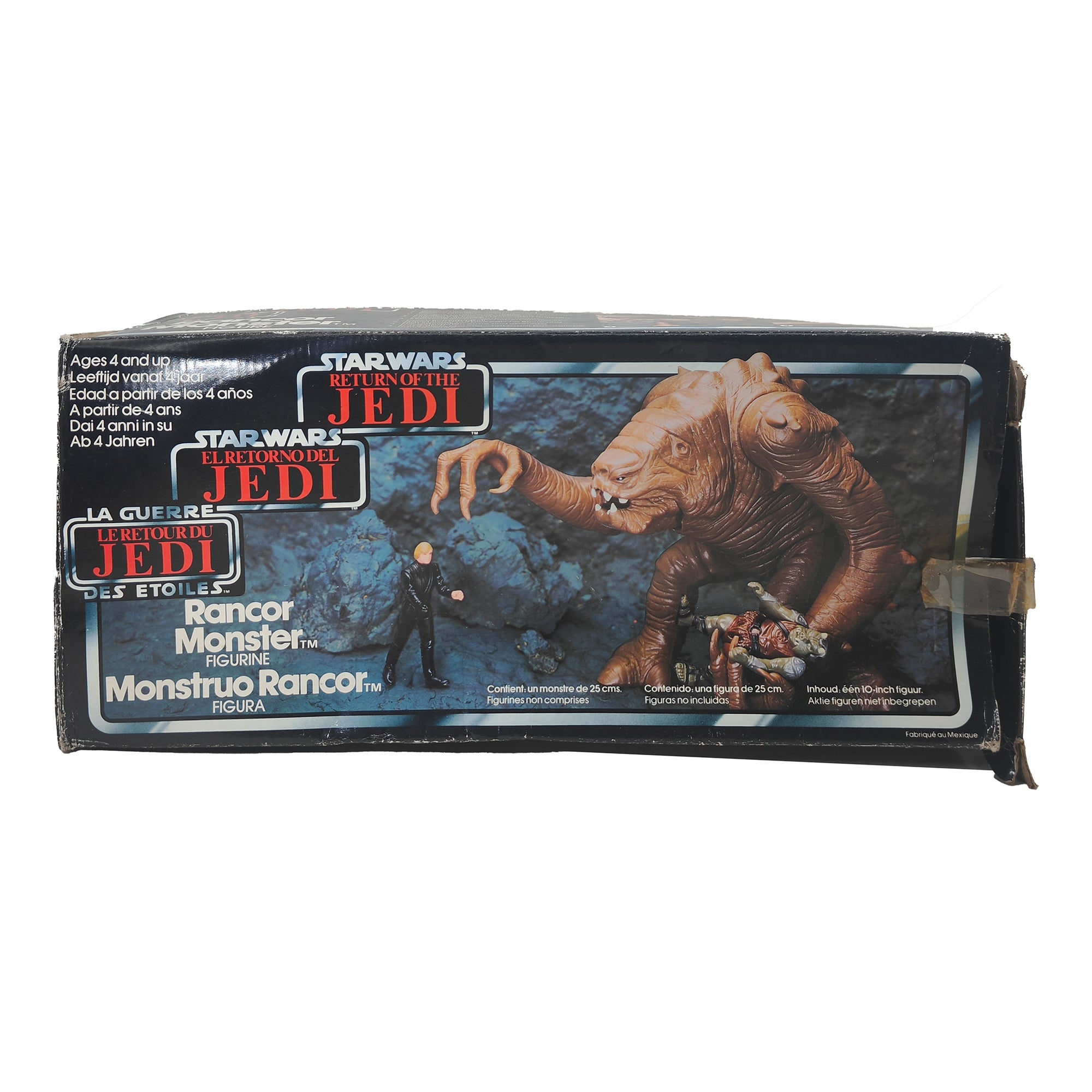 Star Wars ROTJ Rancor Monster & Keeper 3.75 Inch Scale Palitoy 1983