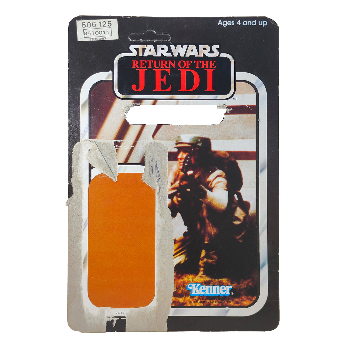 Star Wars ROTJ Rebel Commando 3.75 inch Kenner Palitoy Cardbacks 1983