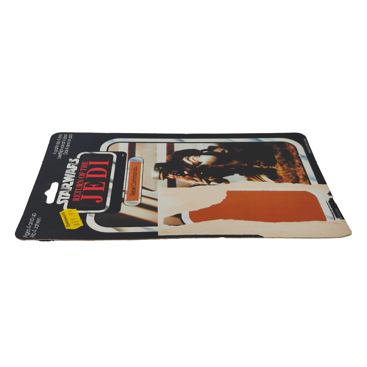 Star Wars ROTJ Rebel Commando 3.75 inch Kenner Palitoy Cardbacks 1983