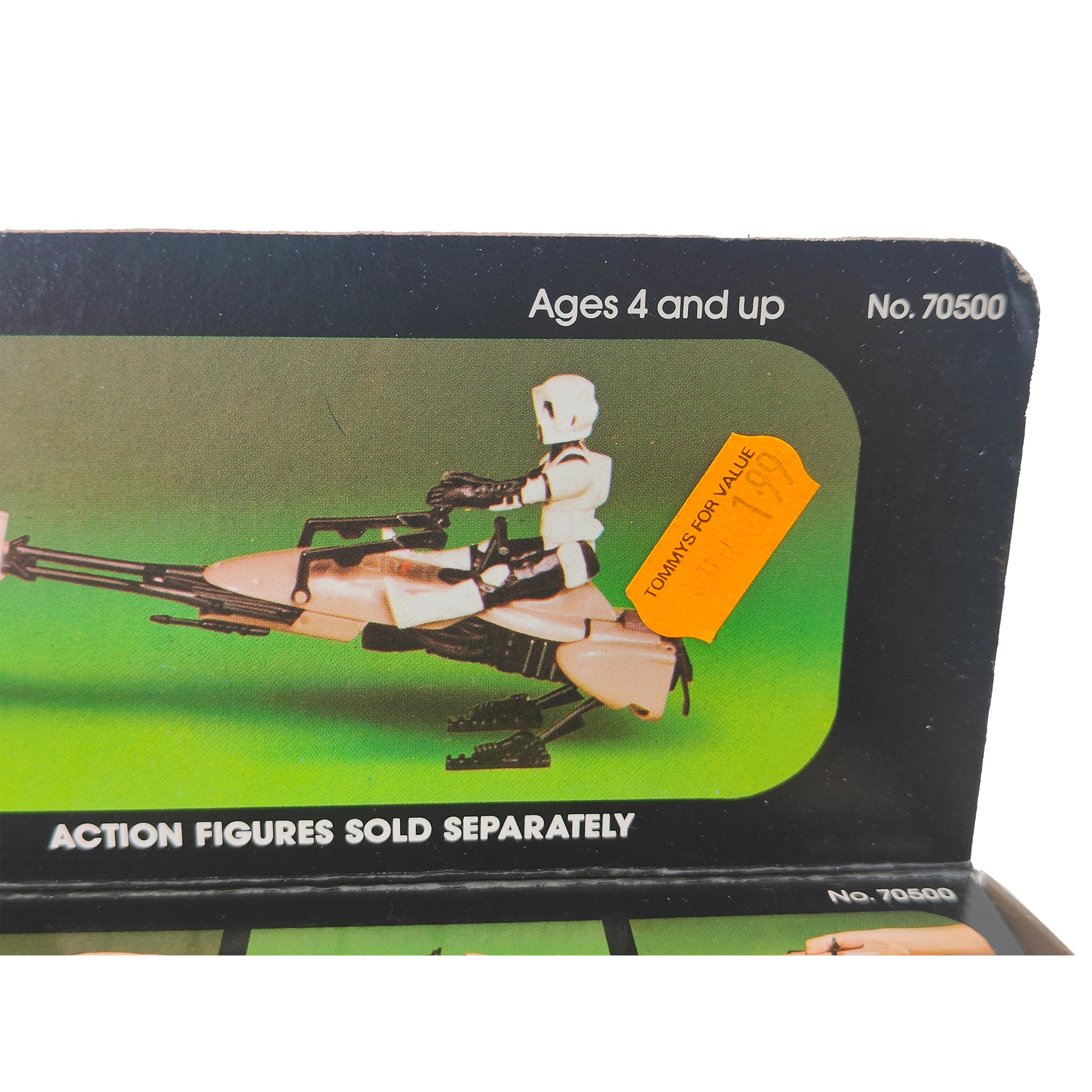 Star Wars ROTJ Speeder Bike Vehicle 3.75 Inch Scale Kenner 1983  70500 – Star Wars, Palitoy, 9.5 cm, 1982, pre-owned collector piece, Uncanny Collectibles Dublin Ireland