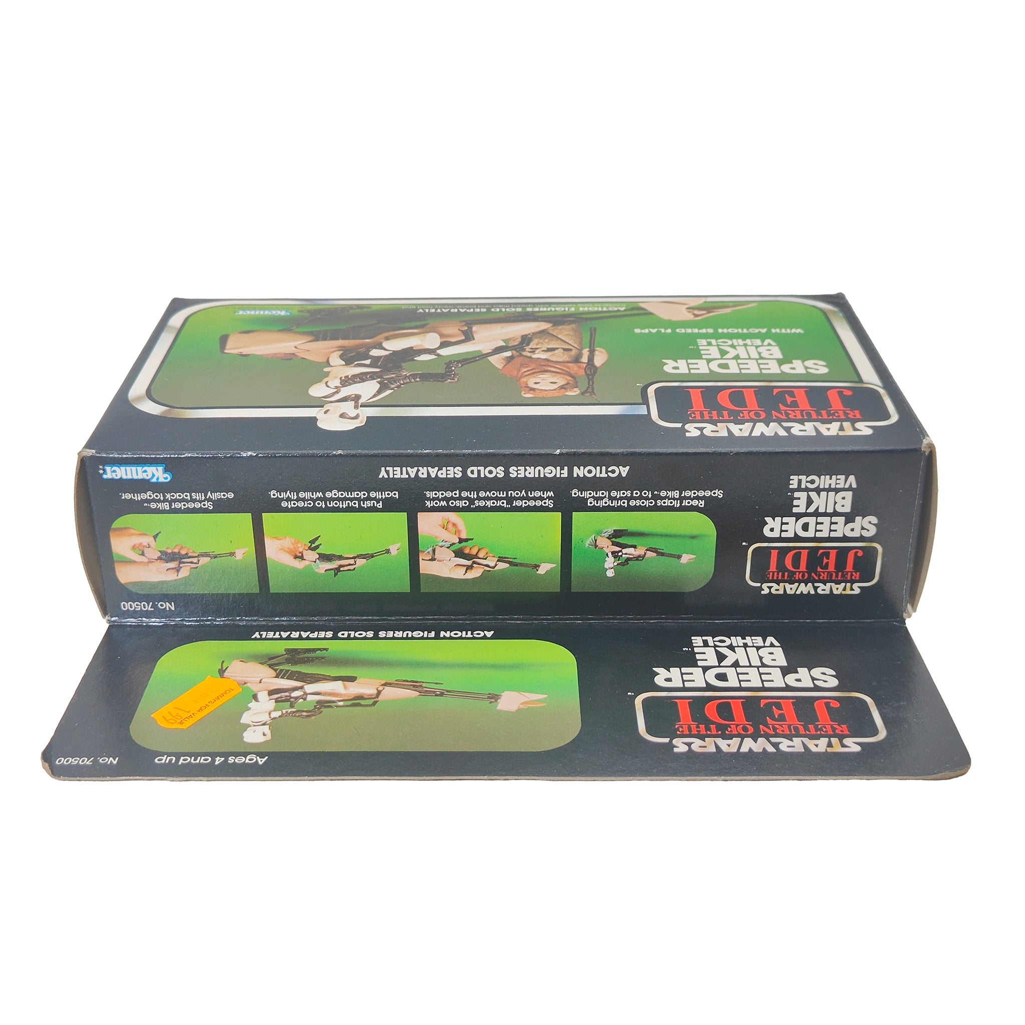 Star Wars ROTJ Speeder Bike Vehicle 3.75 Inch Scale Kenner 1983  70500 – Star Wars, Palitoy, 9.5 cm, 1982, pre-owned collector piece, Uncanny Collectibles Dublin Ireland